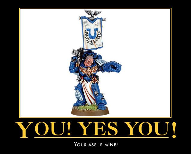 Demotivational Poster, Humor, Space Marines, Ultramarines