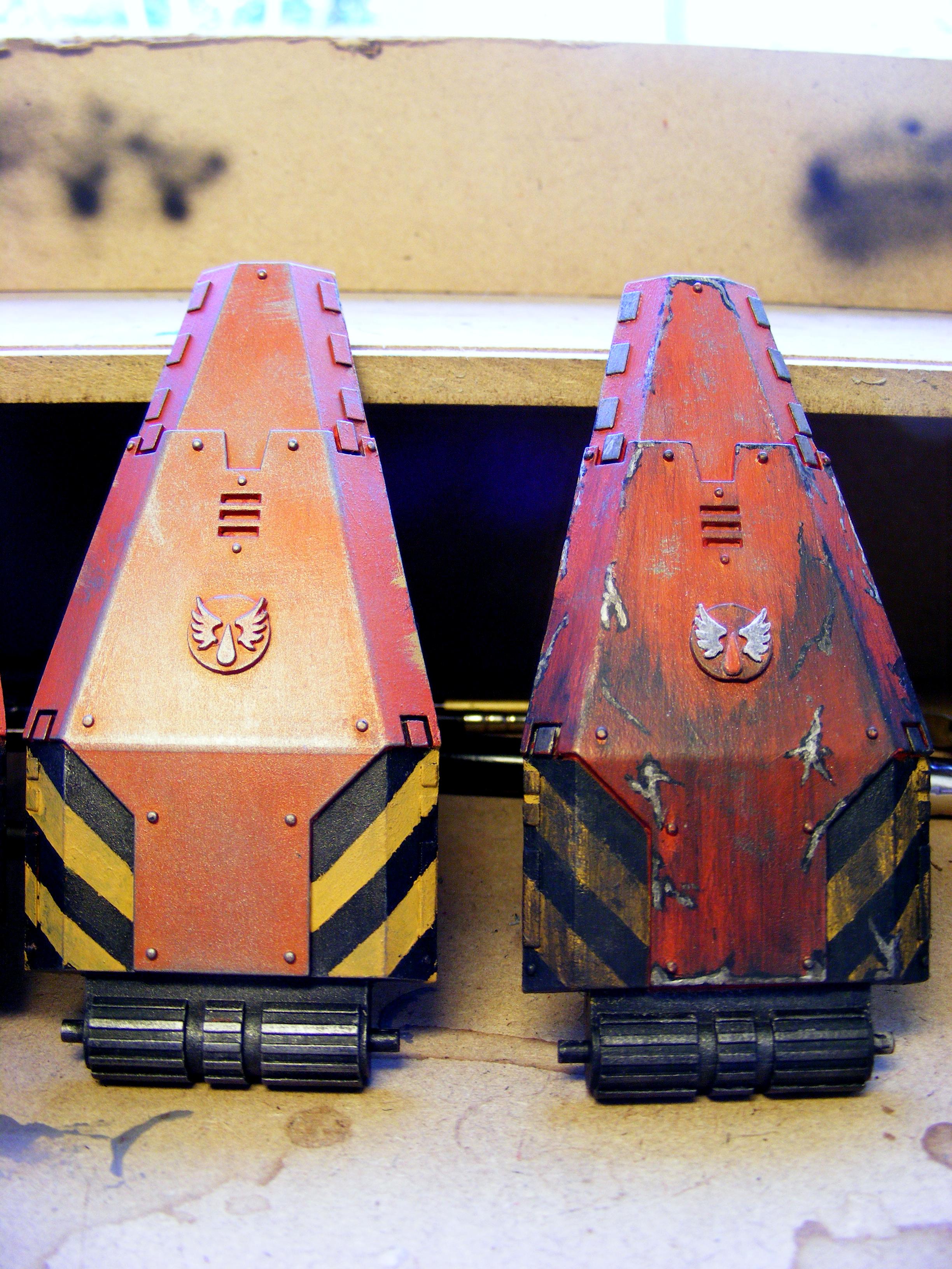 Distressing, Drop Pod, Fatigue, Weathered