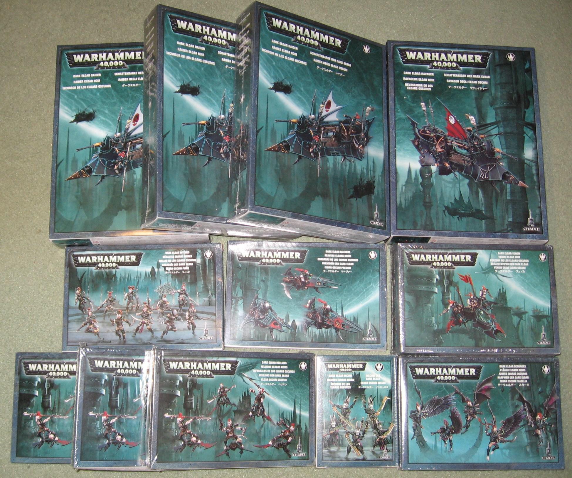 Dark Eldar, Pile of Purchases