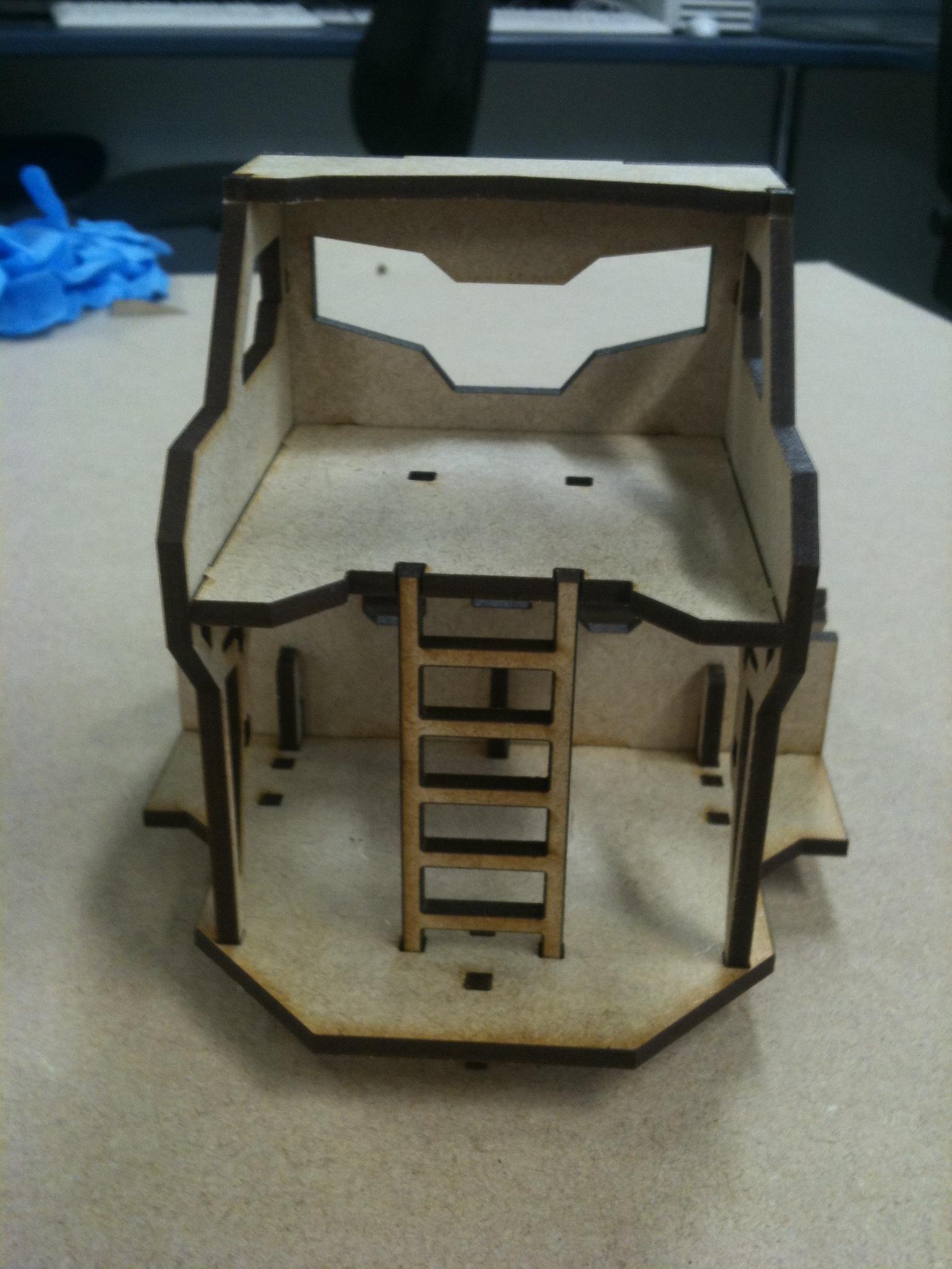 view from the rear