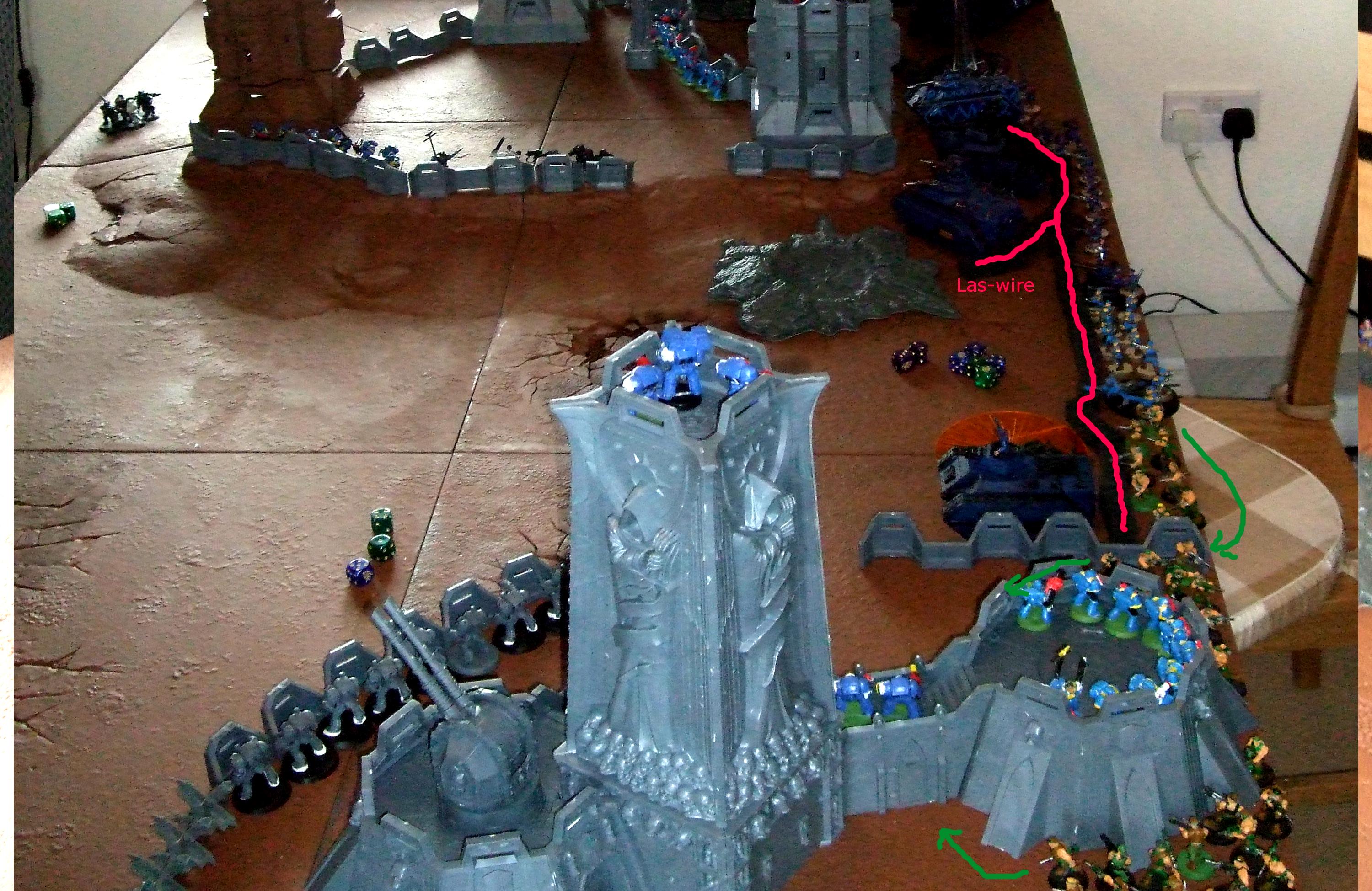 Turn 1 Attackers Advance