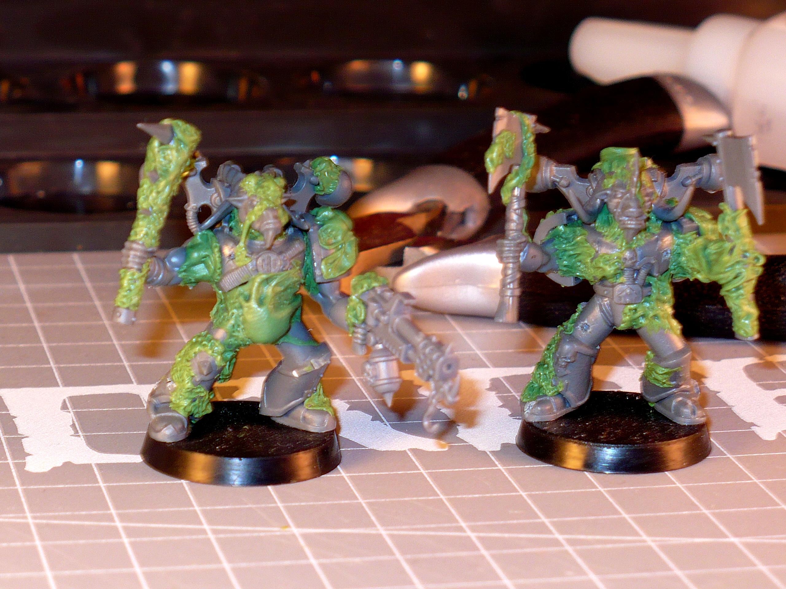 Greenstuff, Nurgle, Plague Marines, Warhammer 40,000