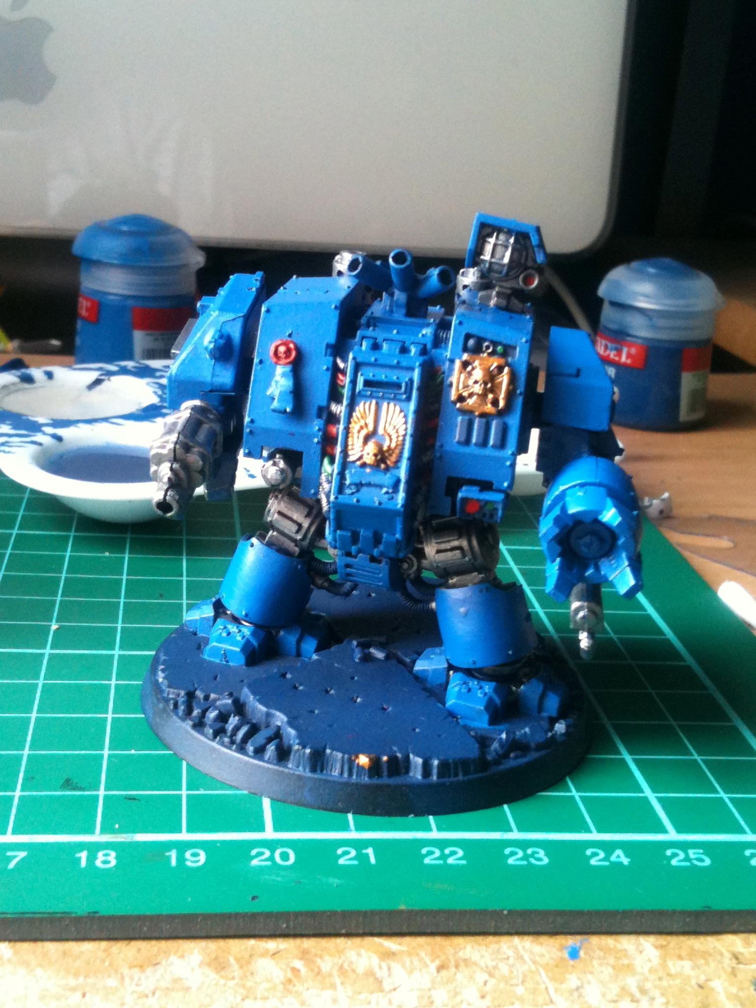 Dreadnought, Space Marines, Ultramarines