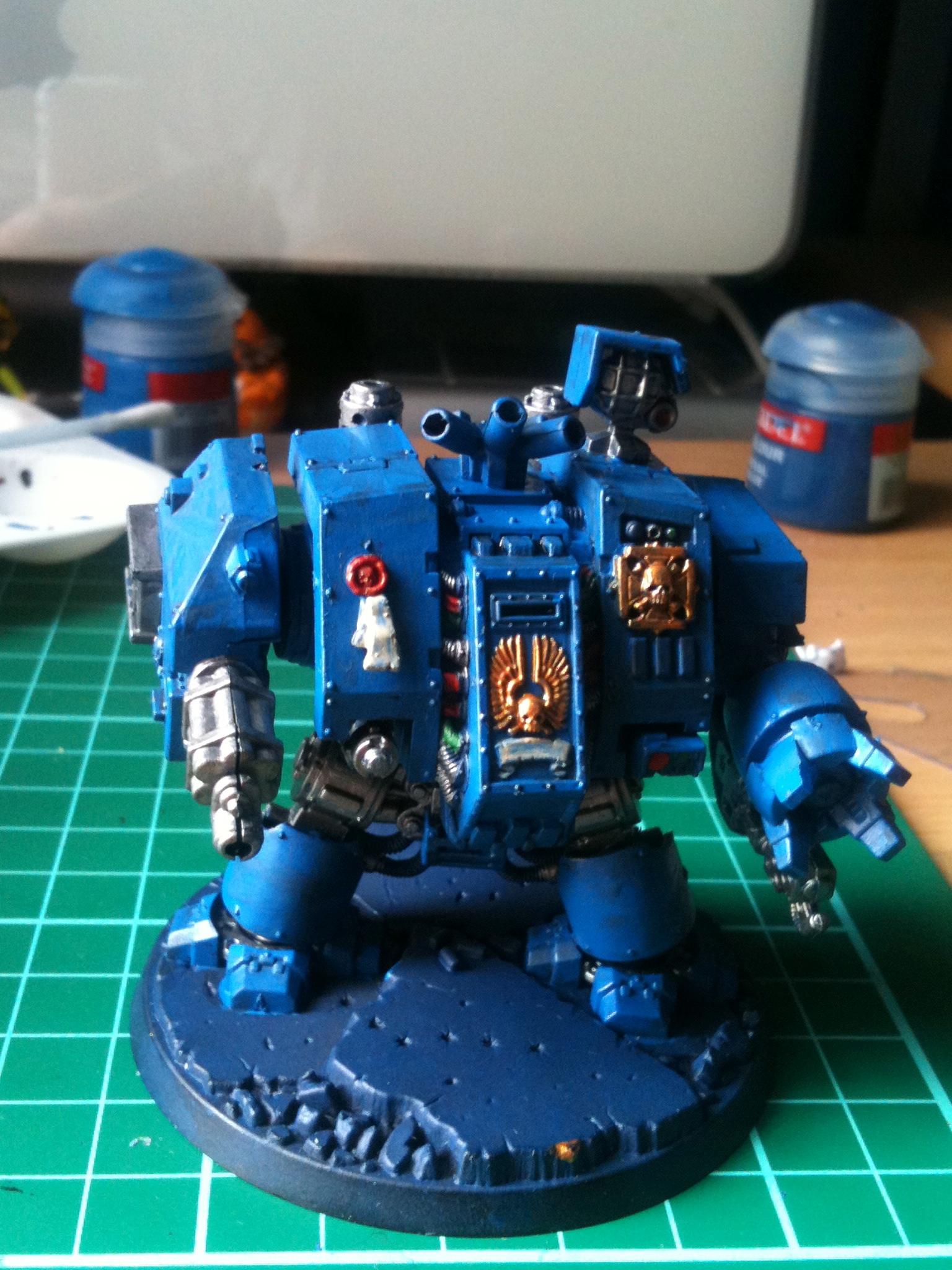 Dreadnought, Space Marines, Ultramarines