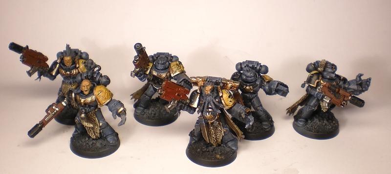 Astartes, Battle Damage, Commission, Conversion, Freehand, Games Workshop, Snow, Space Marines, Space Wolves, Warhammer 40,000