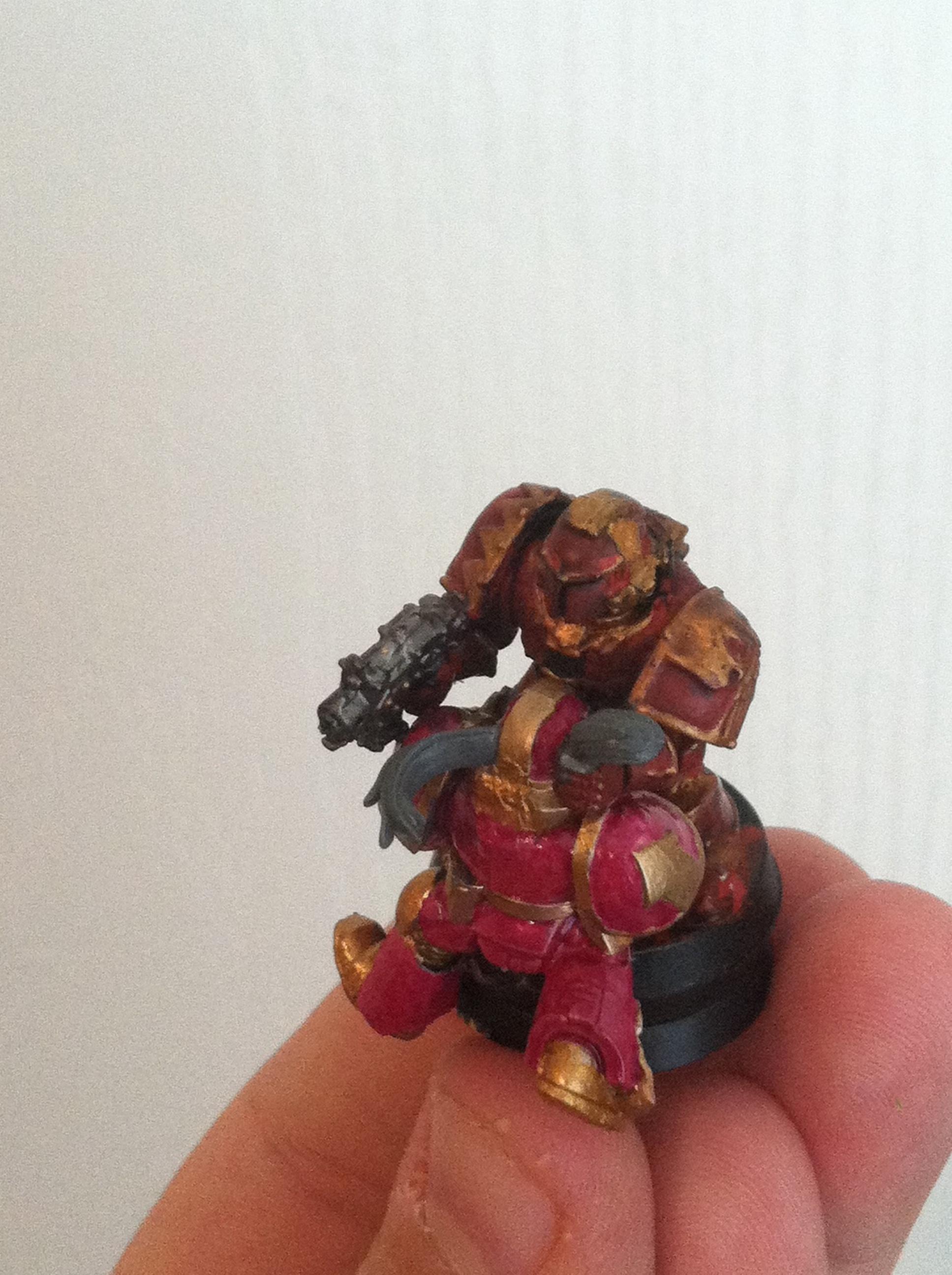 Believe it or not, that started life as the same red!