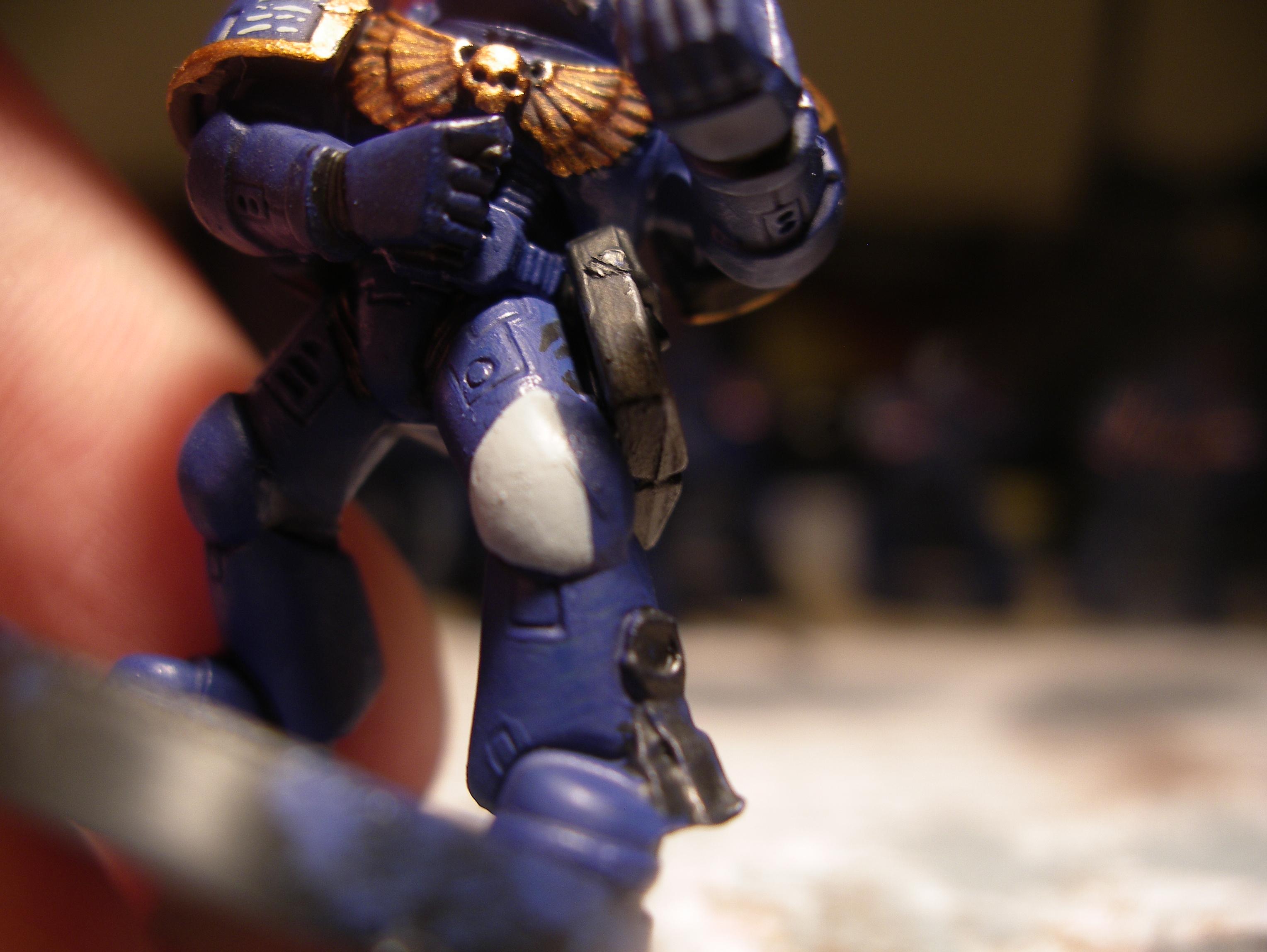 Space Marines, kneepad colour