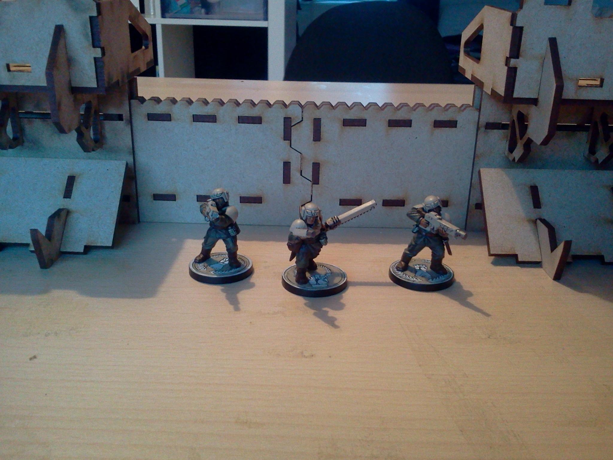 Should be wide enough for a russ with sponsons. We'll have to test it with a land raider
