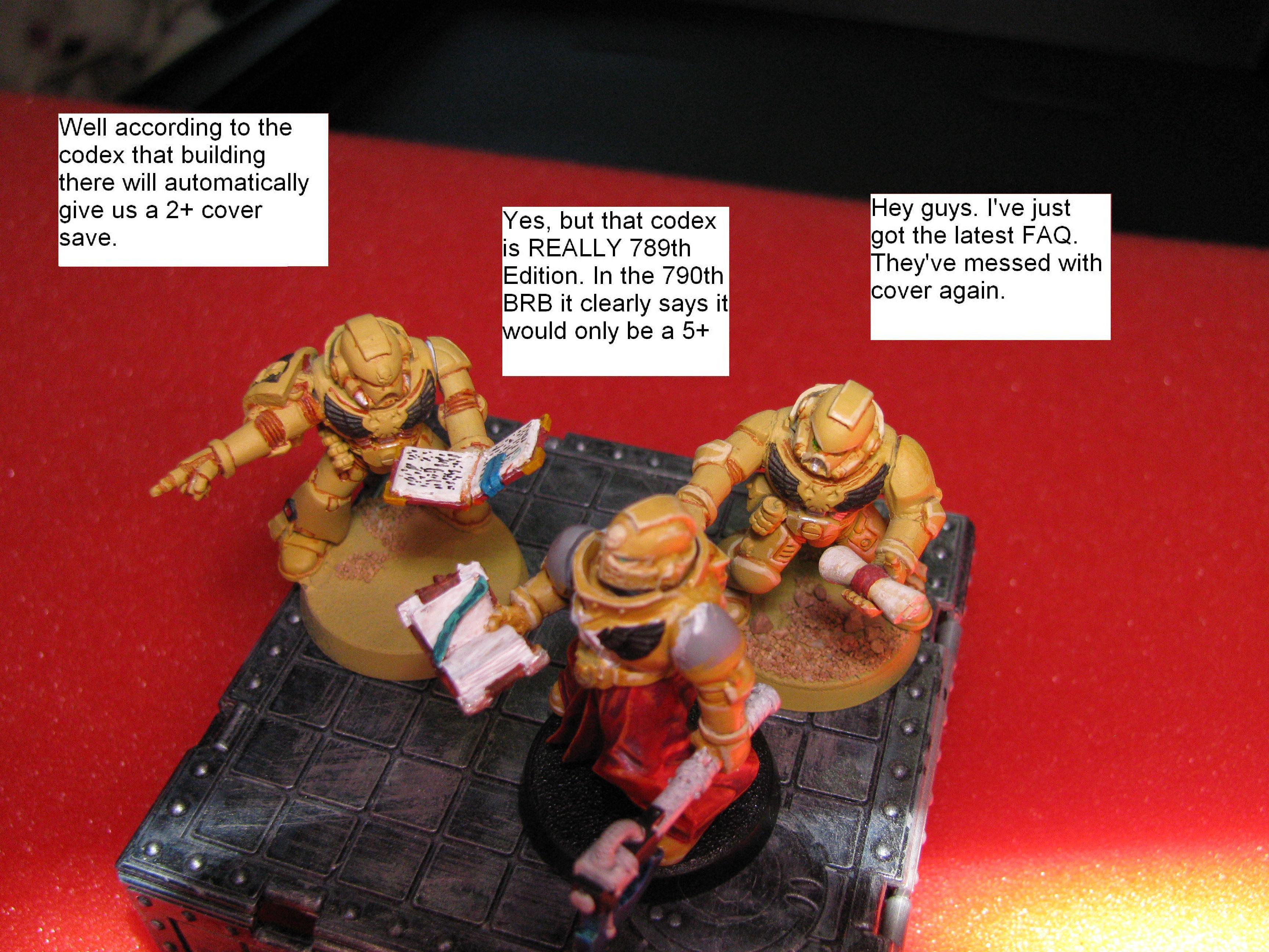 Humour, Rules Arguments, Space Marines, Warhammer 40,000