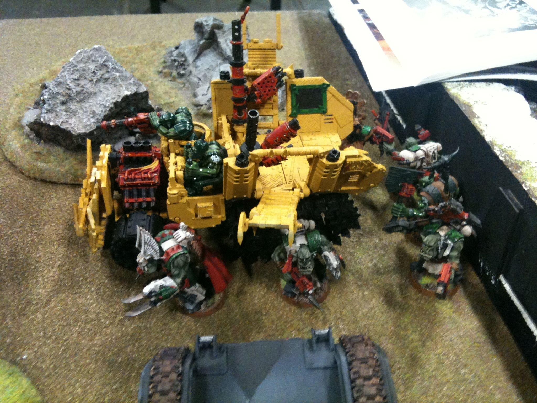 Da Dark Angelz, Orks, Trukk, Work In Progress