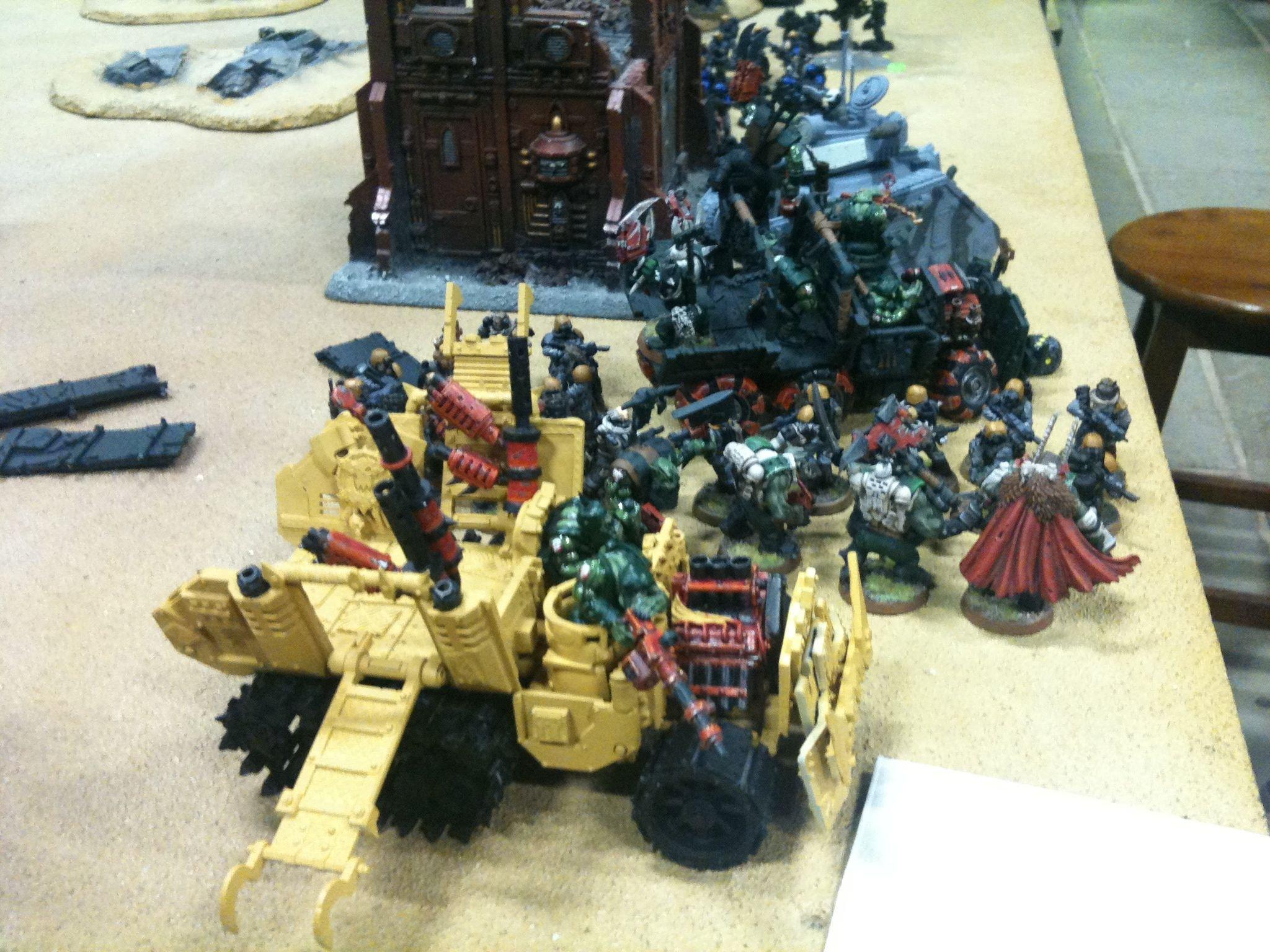 Da Dark Angelz, Orks, Trukk, Work In Progress