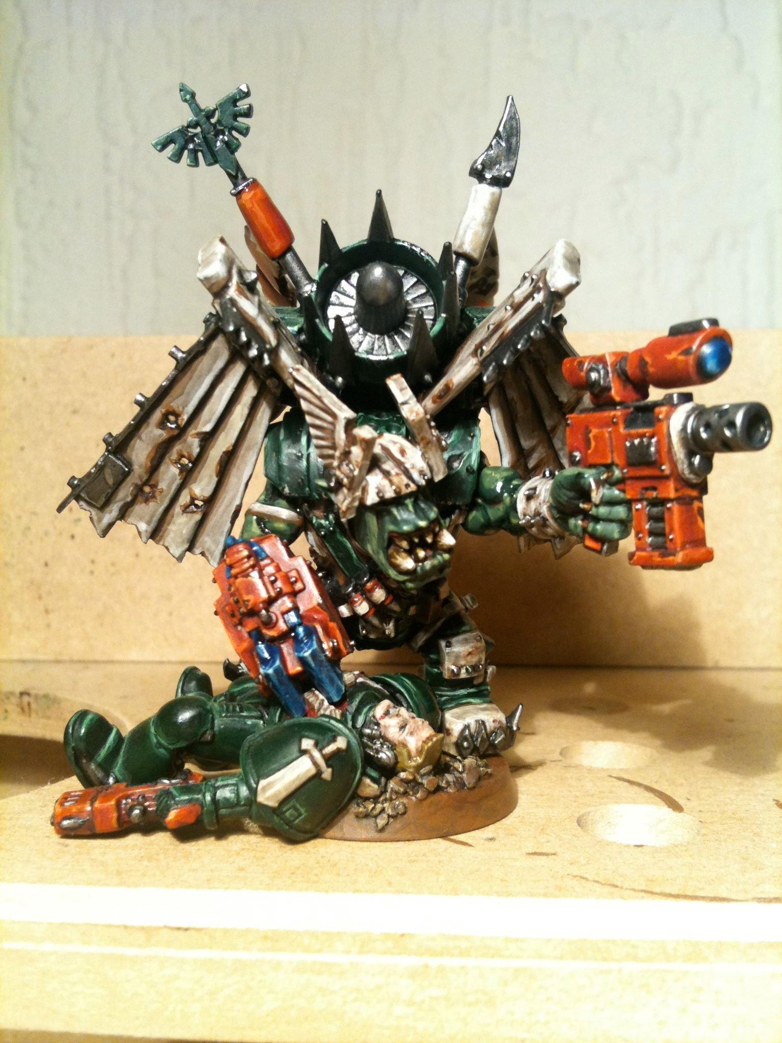 Da Dark Angelz, Nob, Orks, Stormboy, Work In Progress