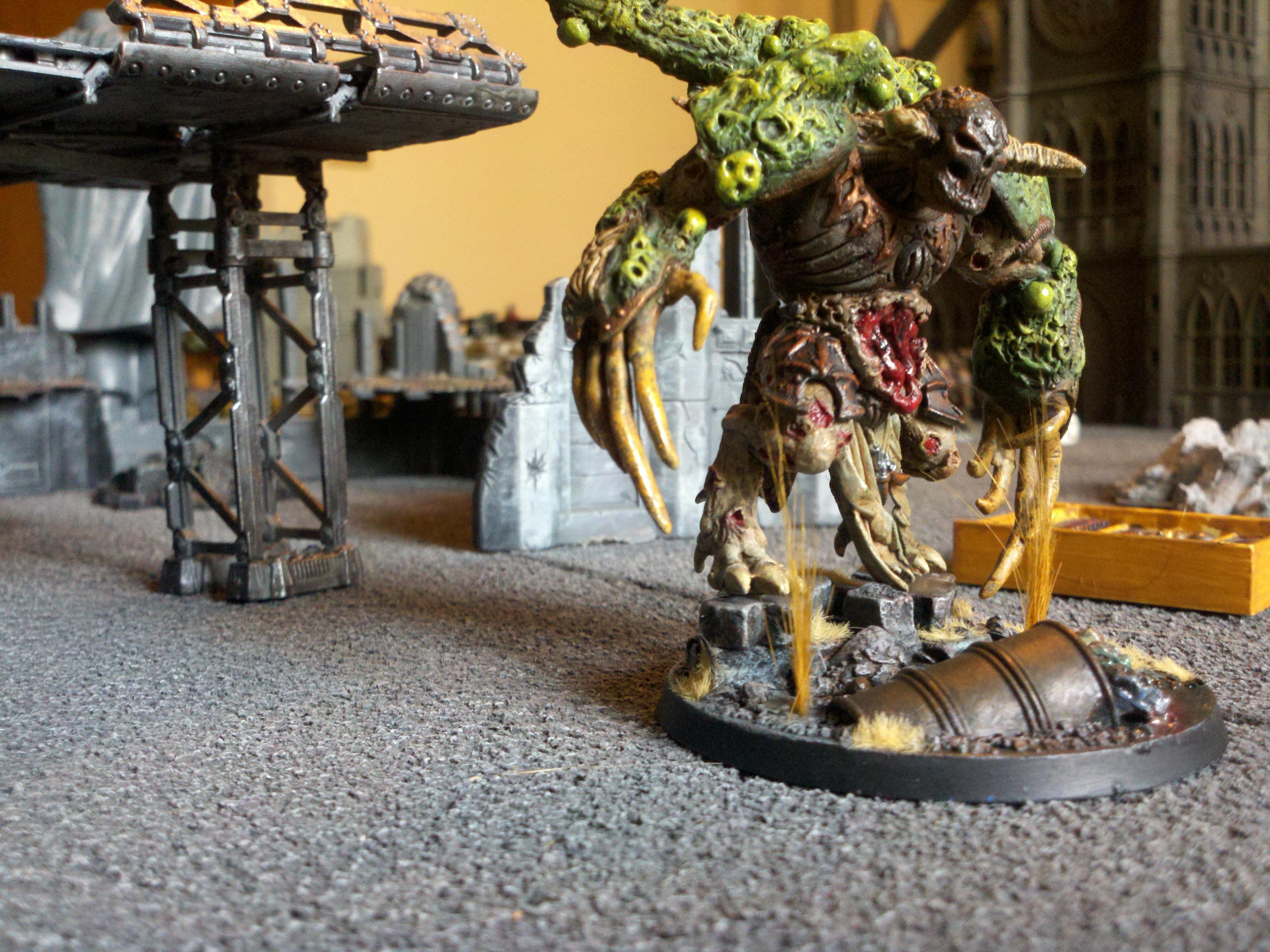 Chaos, Conversion, Custom, Daemon Prince, Daemons, Death Guard, Nurgle, Sculpting