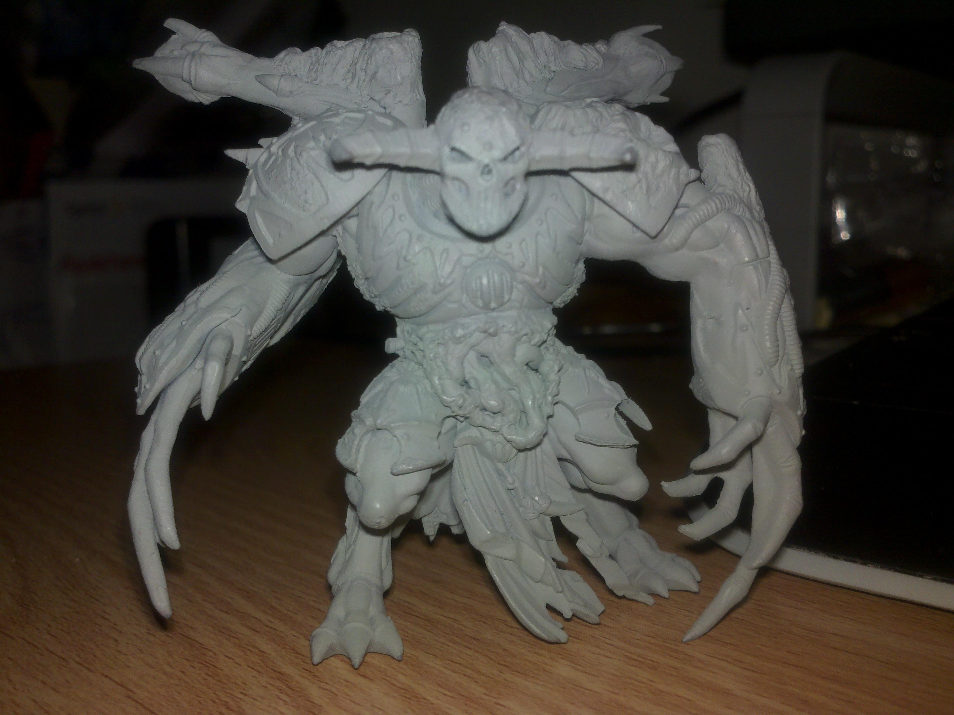 Chaos, Conversion, Custom, Daemon Prince, Daemons, Death Guard, Nurgle, Sculpting