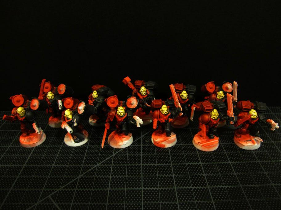 Angels Sanguine, Space Marines, Warhammer 40,000, Work In Progress