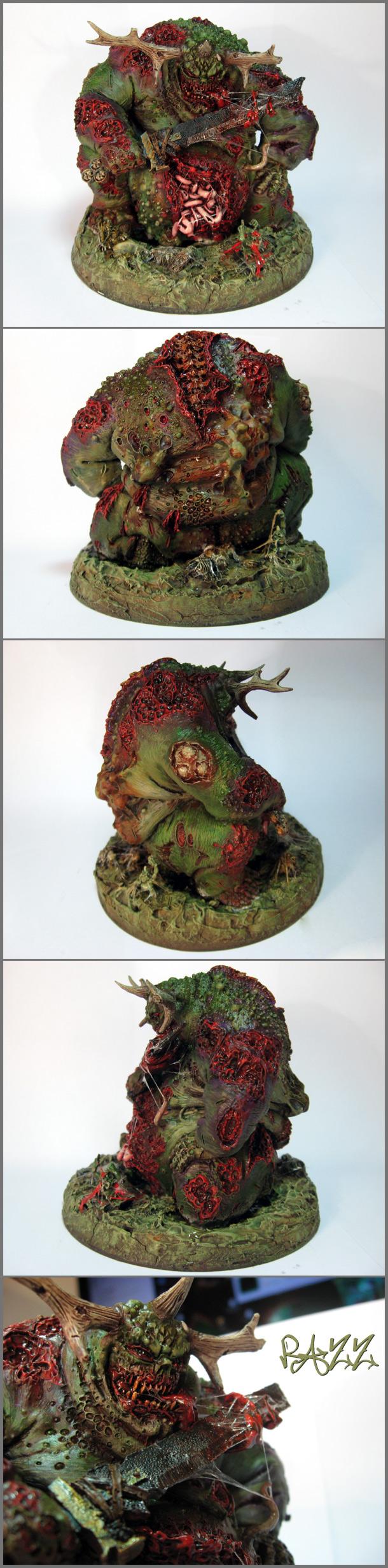 Chaos, God, Great, Greater Unclean One, Green, Nurgle, Nurgling, Old, One, Red, Unclean, Warhammer 40,000