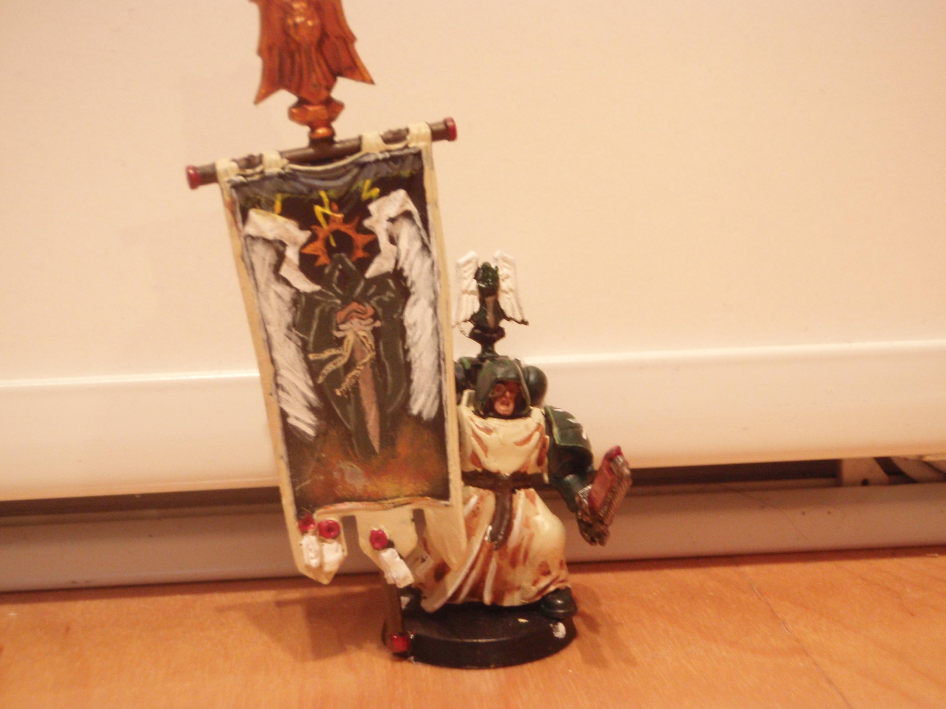 Chapter Standard, Command Squad, Dark Angels, Space Marines, Warhammer 40,000