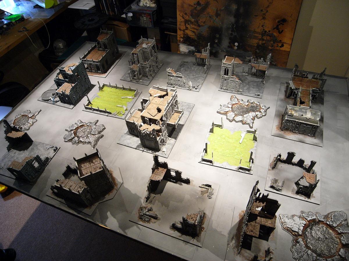 Cities Of Death, Crater, Diorama, Game Table, Gameboard, Games Workshop, Ruins, Terrain, Warhammer 40,000