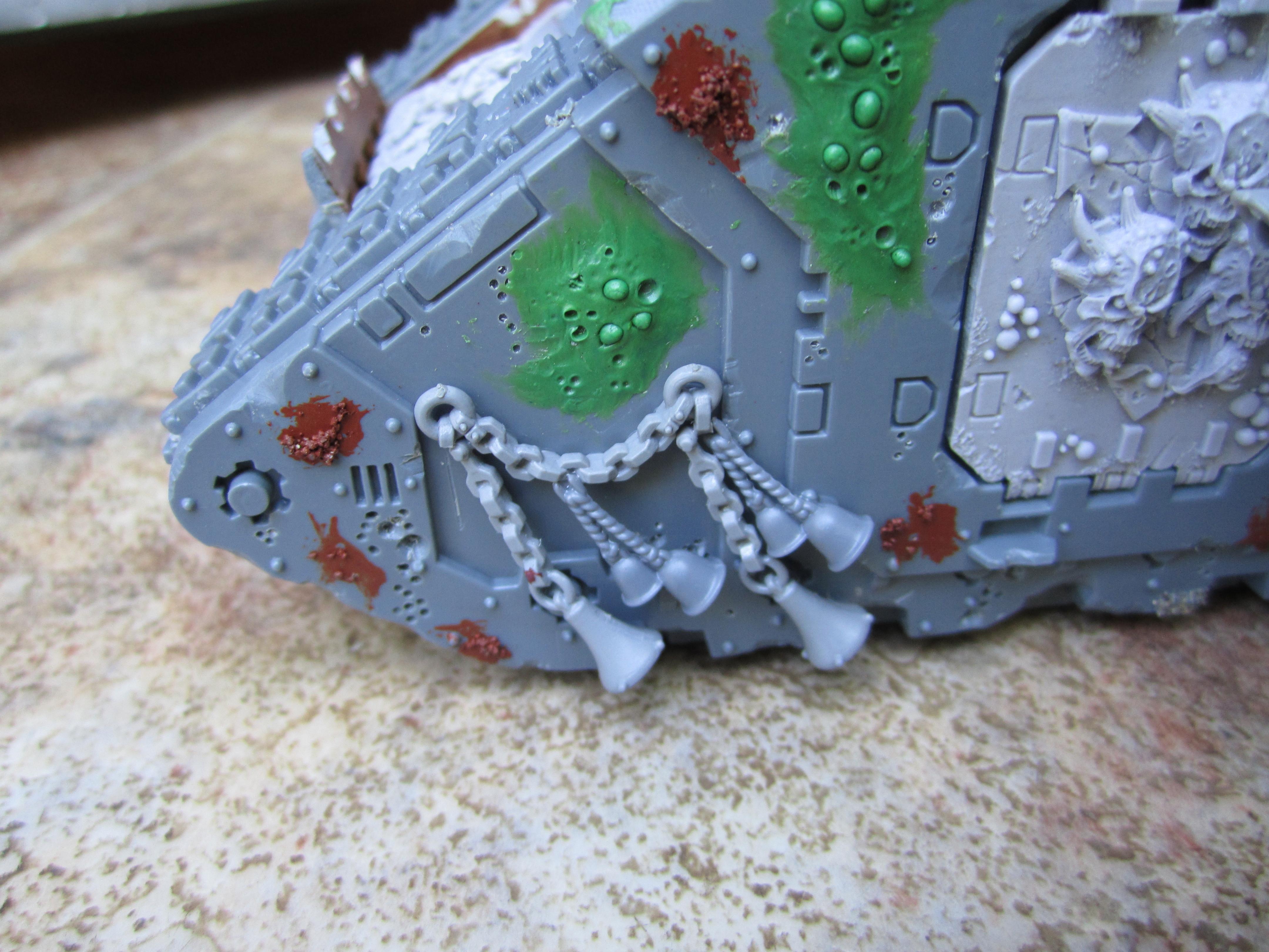 Chaos Space Marines, Conversion, Death Guard, Greenstuff, Nurgle, Plague Marines, Warhammer 40,000