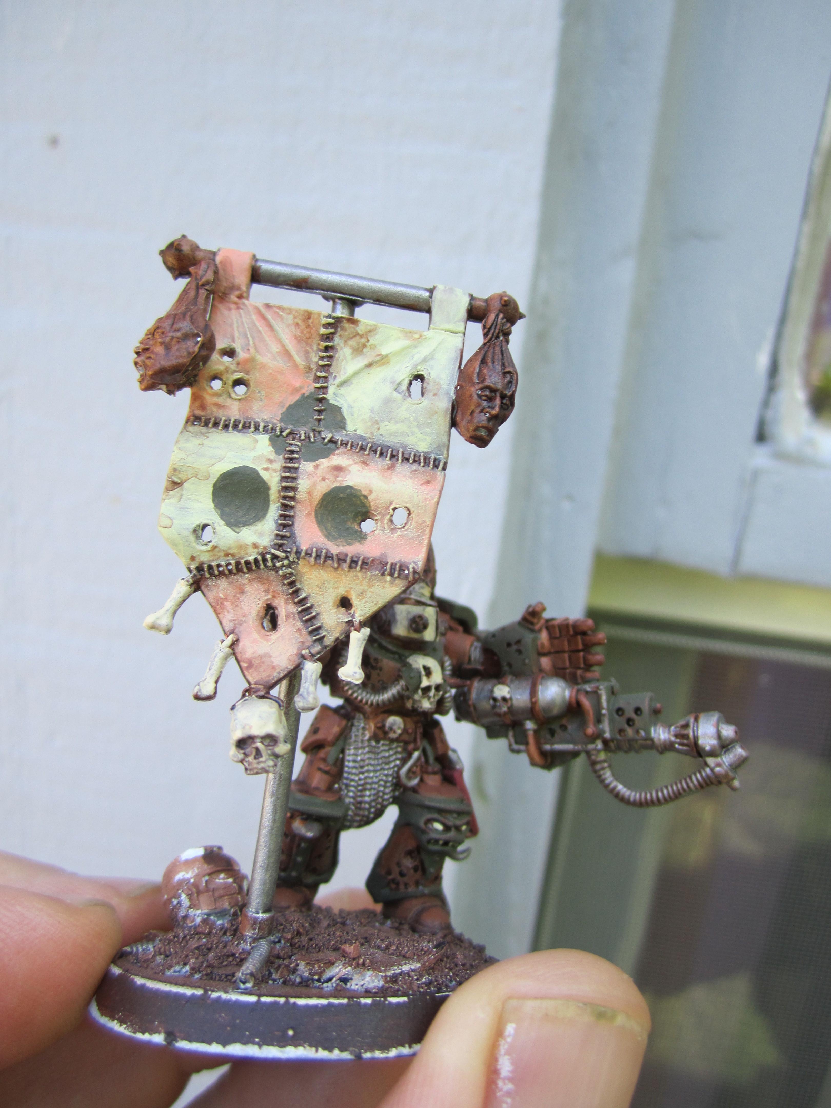 Chaos Space Marines, Conversion, Death Guard, Nurgle, Plague Marines, Warhammer 40,000