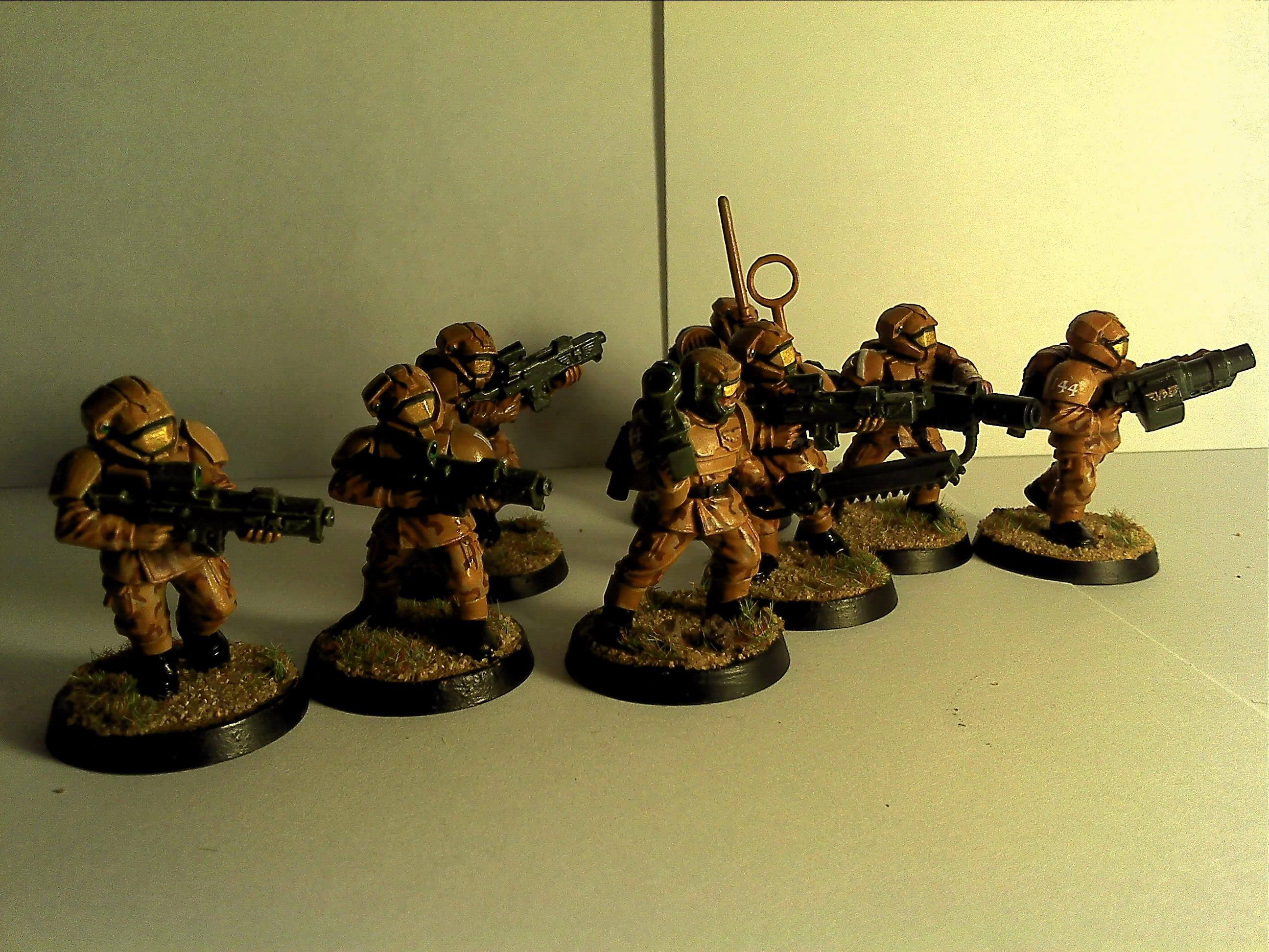 Camouflage, Conversion, Desert, Halo, Imperial Guard, Meltagun, Veteran