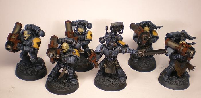 Long Fangs, Missile Launchers, Rust, Space Wolves