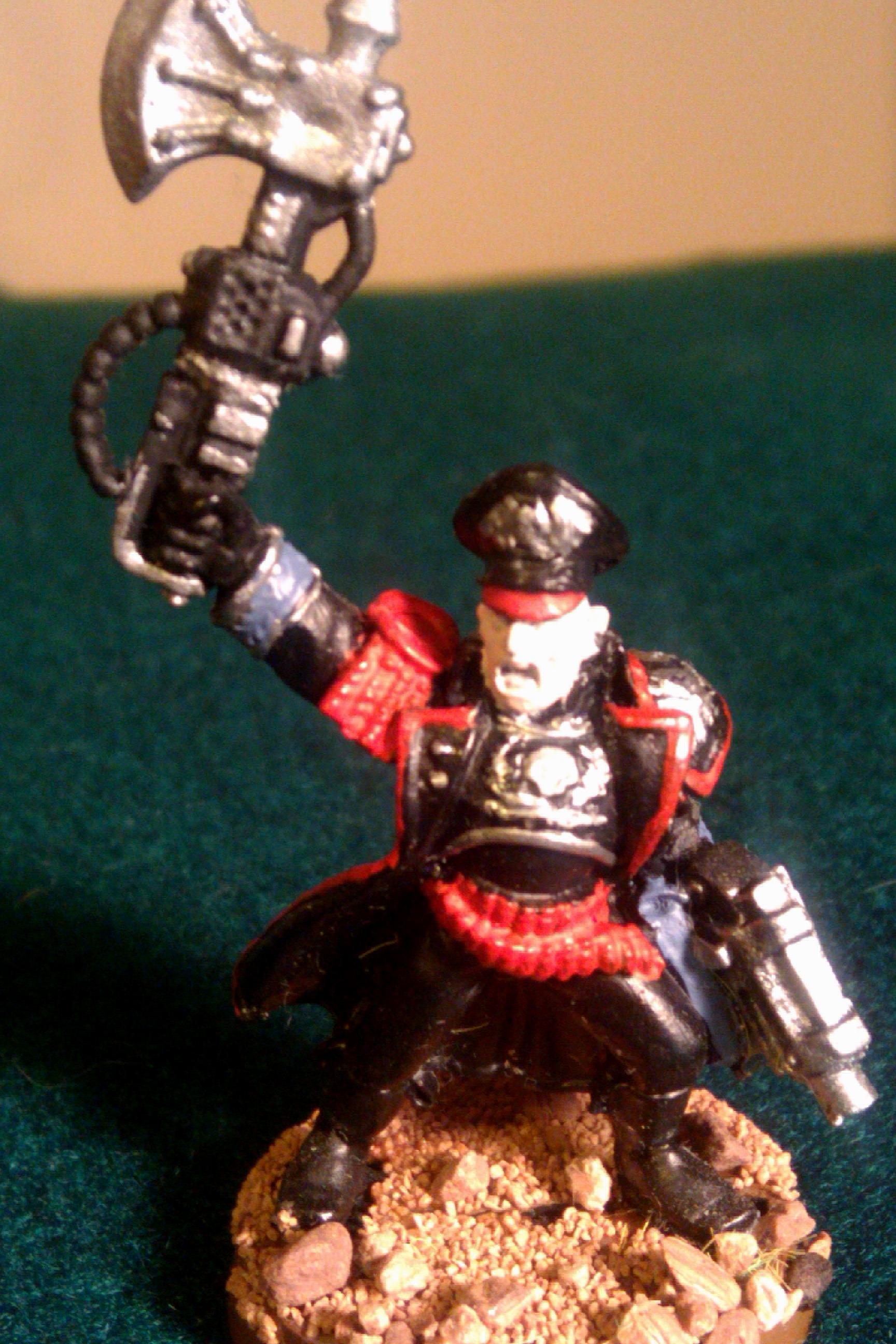 Commisar Conversion, Imperial Guard, Steel Legion, Warhammer 40,000