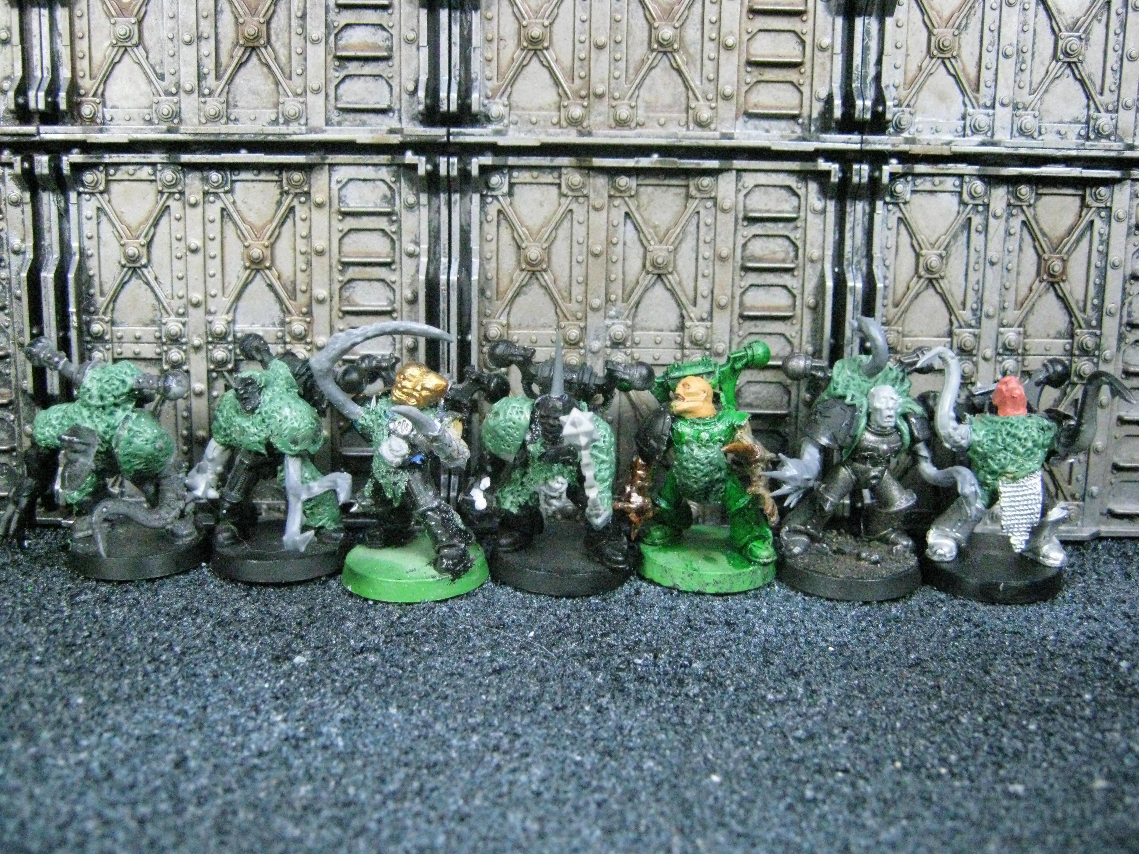 Chaos Space Marines, Conversion, Death Guard, Greenstuff, Nurgle, Plague Marines, Possessed, Warhammer 40,000