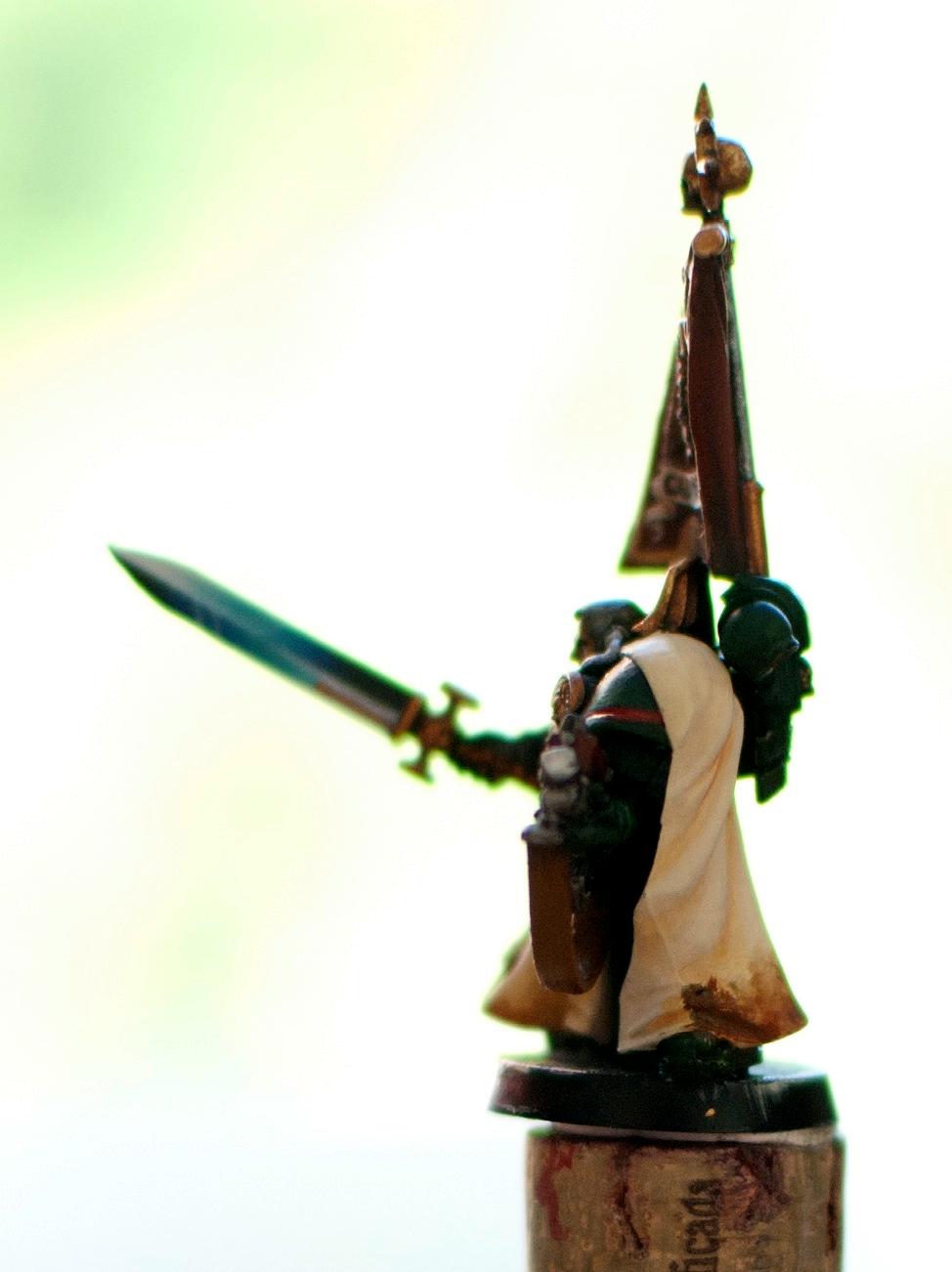 Dark Angels, Non-Metallic Metal, Painting, Power Sword, Space Marines, Warhammer 40,000, Warhammer Fantasy