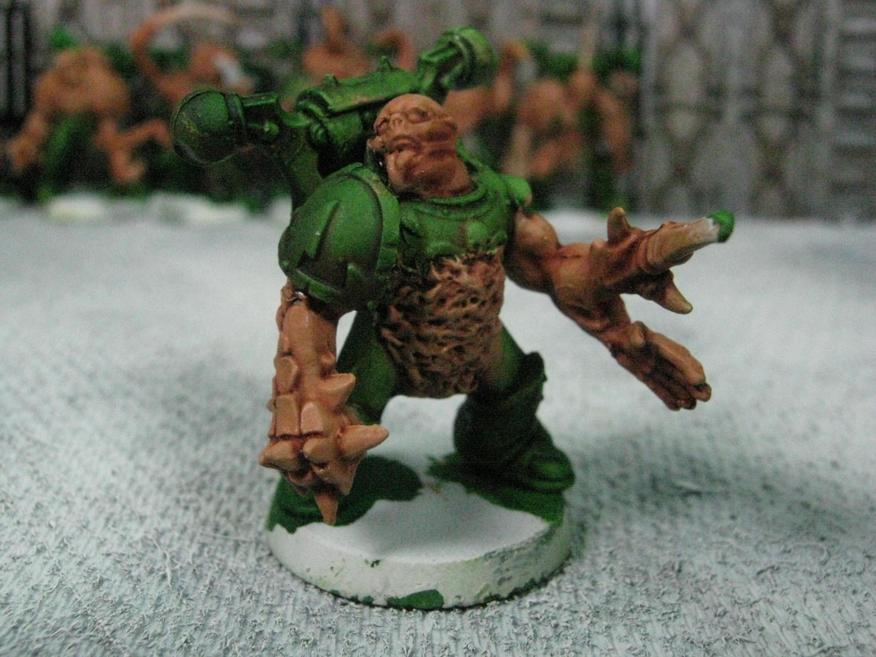 Chaos Space Marines, Conversion, Death Guard, Greenstuff, Plague Marines, Possessed, Warhammer 40,000