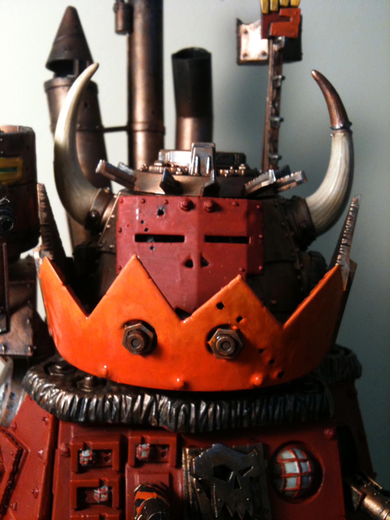 Head, Orks, Stompa, Stompa Head, Wet Blend, Wet-blend