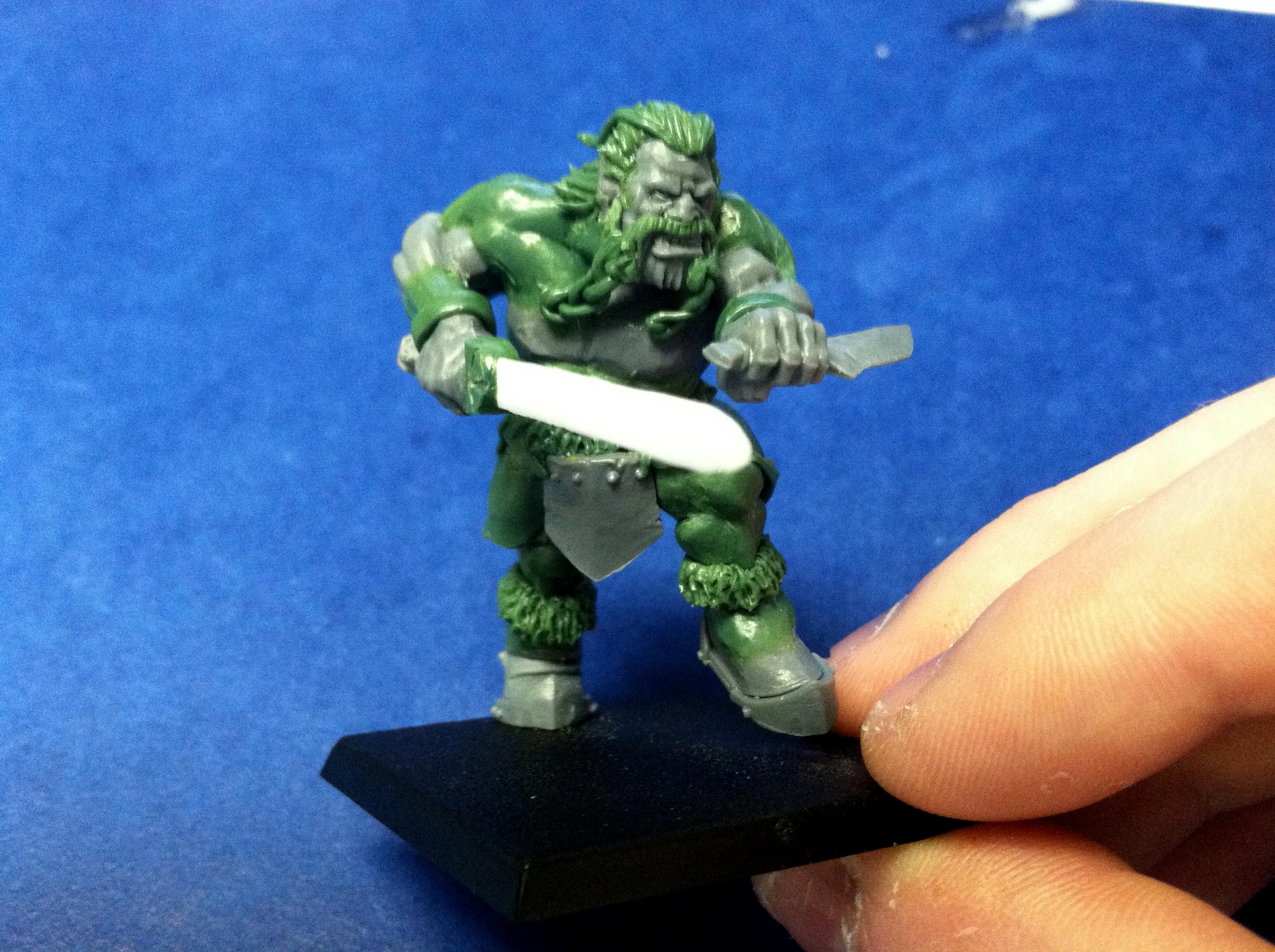 Dual Weapon Fighter, Norse, Ogre Kingdoms, Ogres, Scottsman, Work In Progress