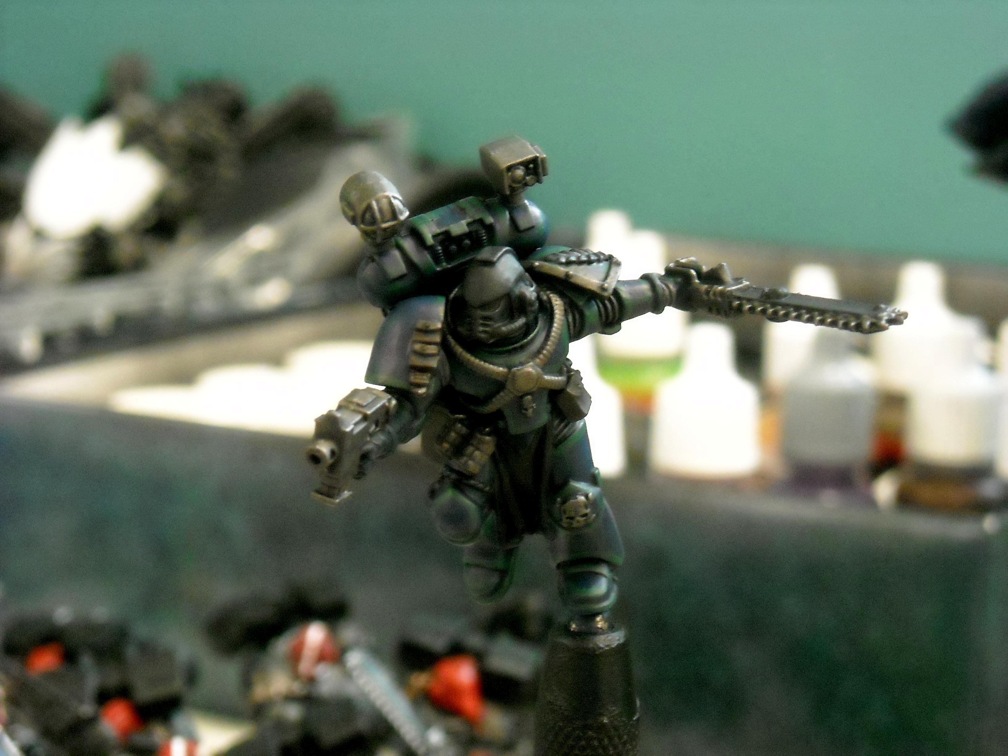 Alpha Legion, Assault Marines, Bolt Pistol, Chainsword, Jump Pack