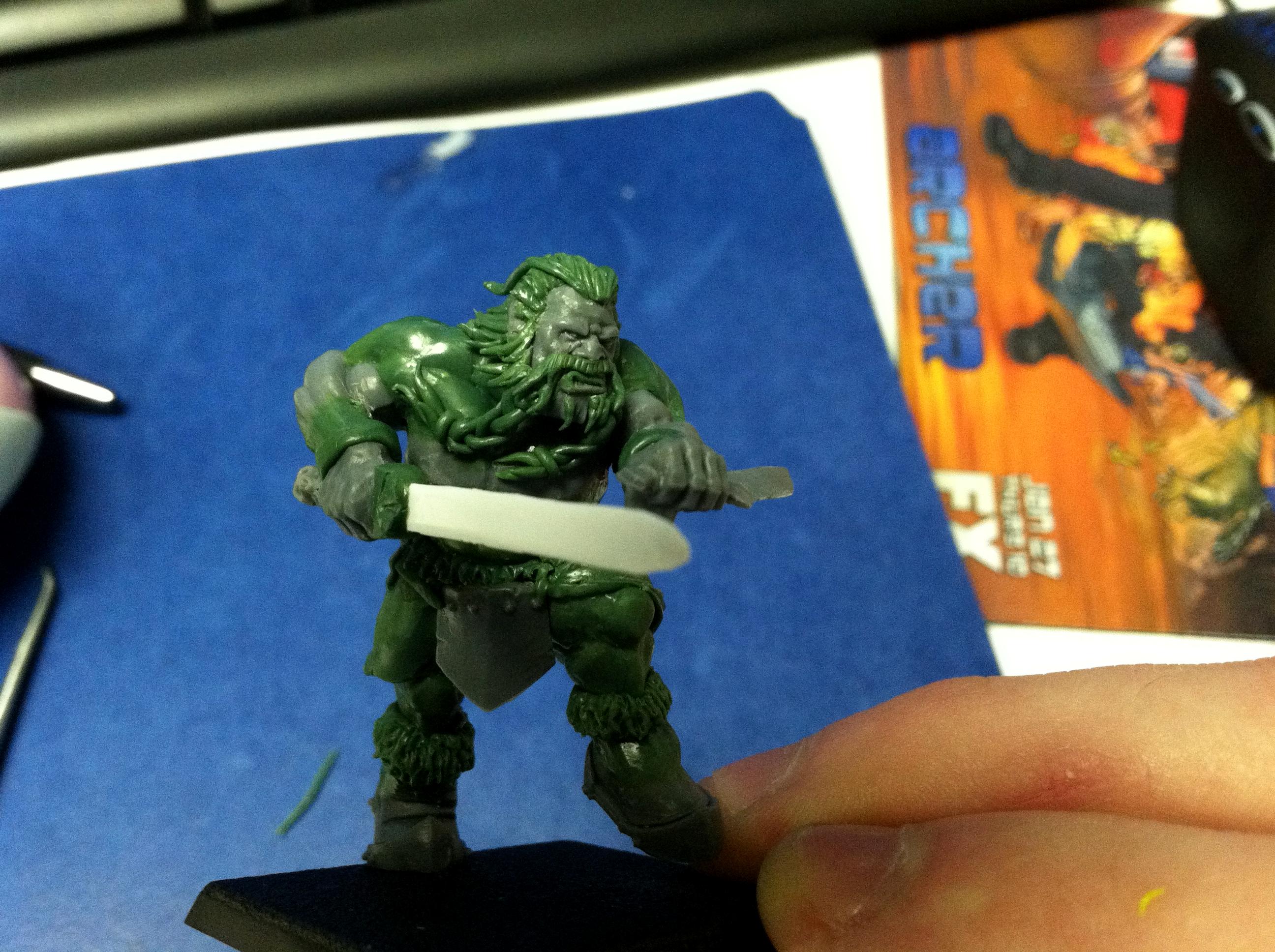 Dual Weapon Fighter, Norse, Ogre Kingdoms, Ogres, Work In Progress