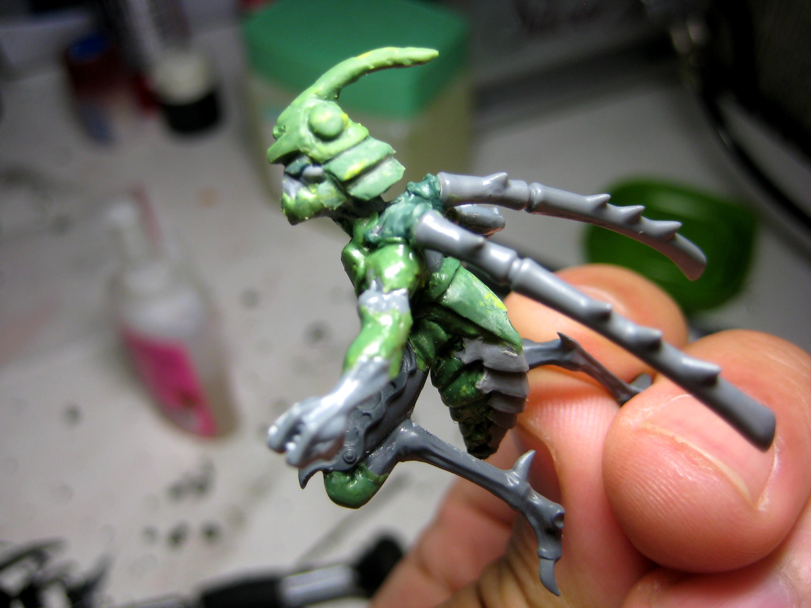 Conversion, Ninjas, Samurai, Stingwing, Tau, True-scale, Vespid, Warhammer 40,000, Work In Progress