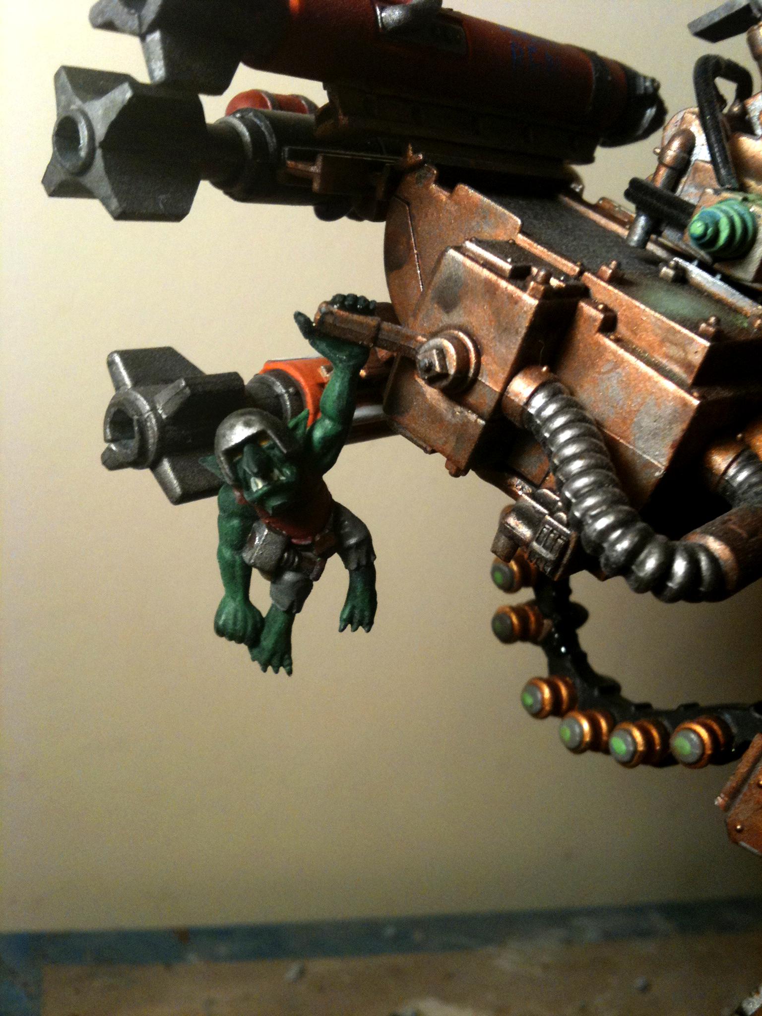 Grots, Guns, Orks, Stompa, Waagh