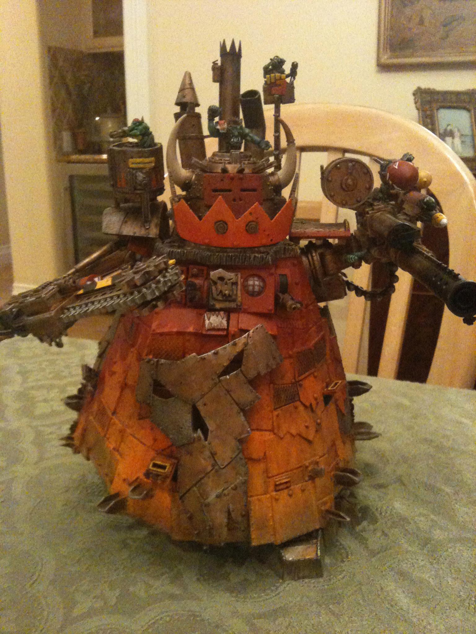 Grots, Guns, Orks, Stompa, Waagh