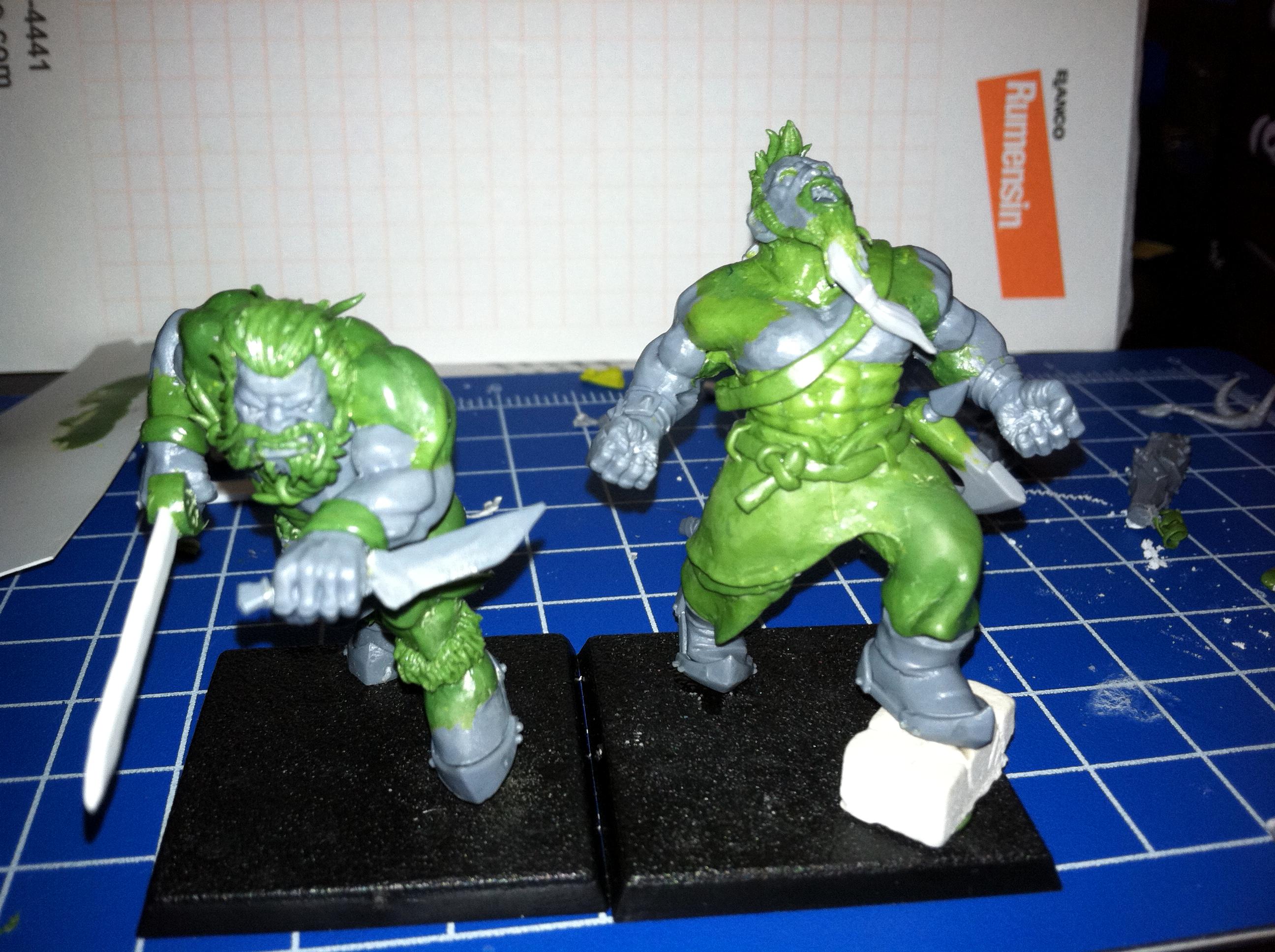 Conversion, Greenstuff, Kingdoms, Maneater, Ogres, Sculpting, Warhammer Fantasy