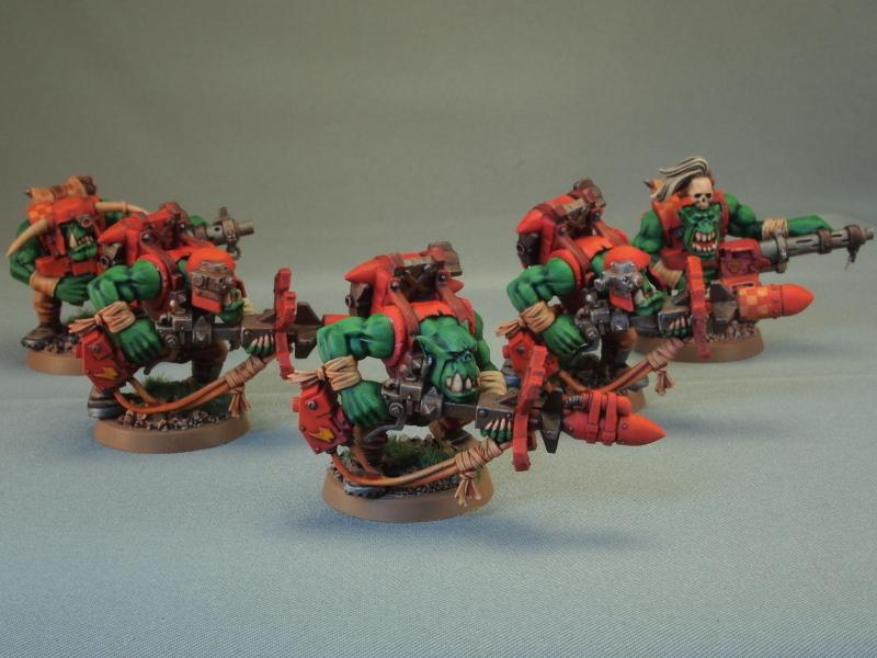 Boy, Orks, Red, Rockit Launcher