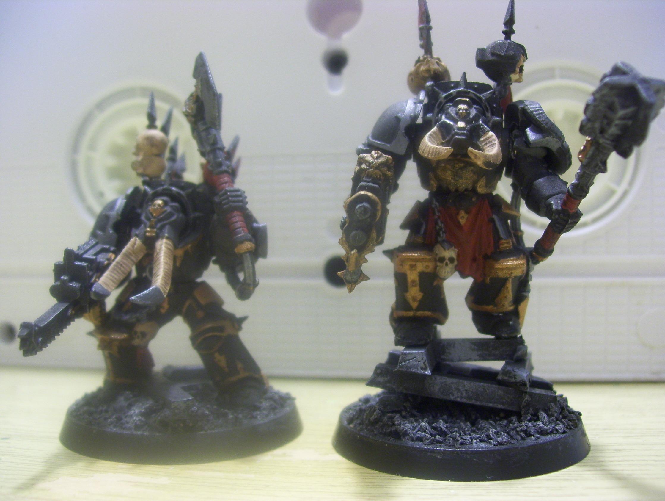 Chaos, Spase Marines, Terminator Armor, Warhammer 40,000