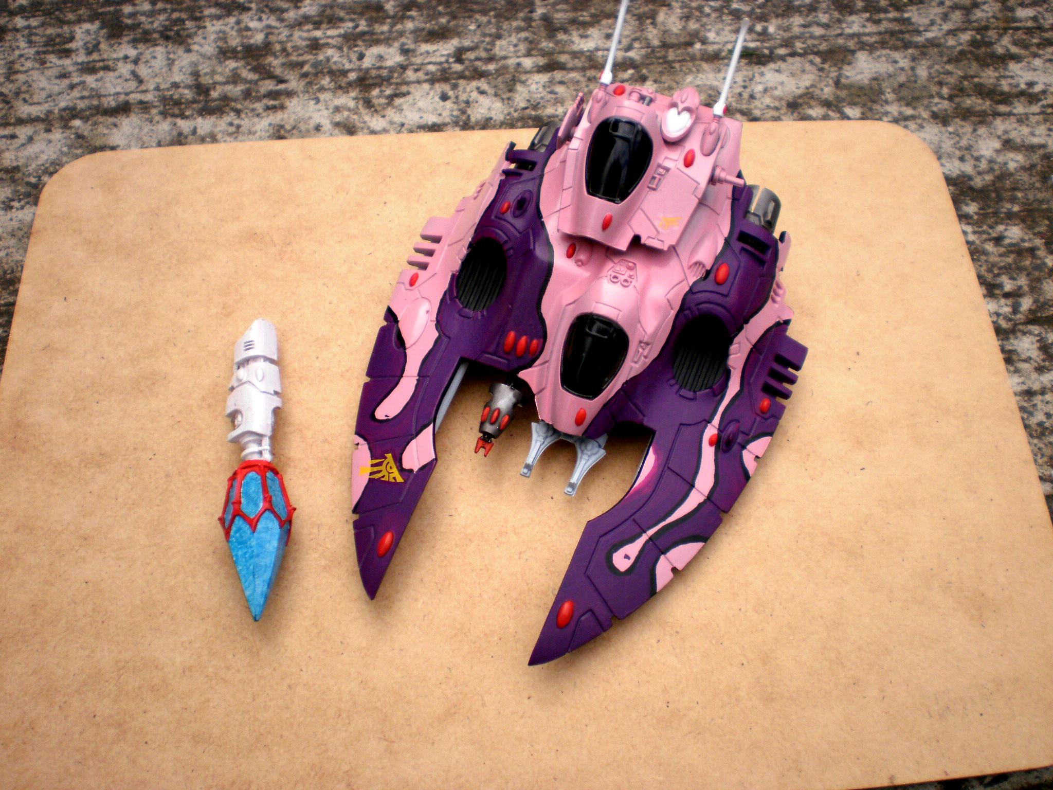 Eldar, Fire Prism, Tank, Warhammer 40,000, Work In Progress
