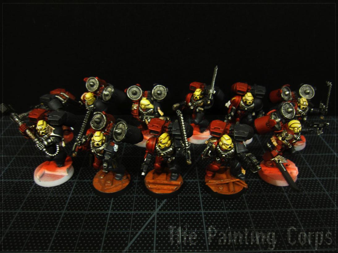 Angels Sanguine, Assault Squad, Space Marines, Warhammer 40,000