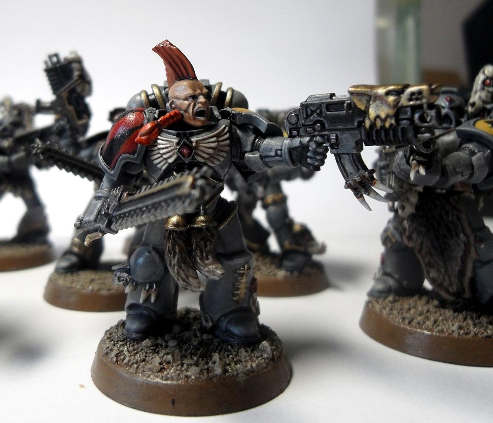 Games Workshop, Grey Hunters, Guard, Space Wolves, Warhammer 40,000, Wolf