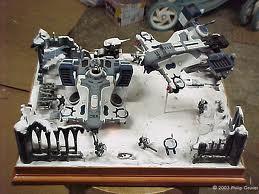 Diarama, Snow, Tau, battle scene