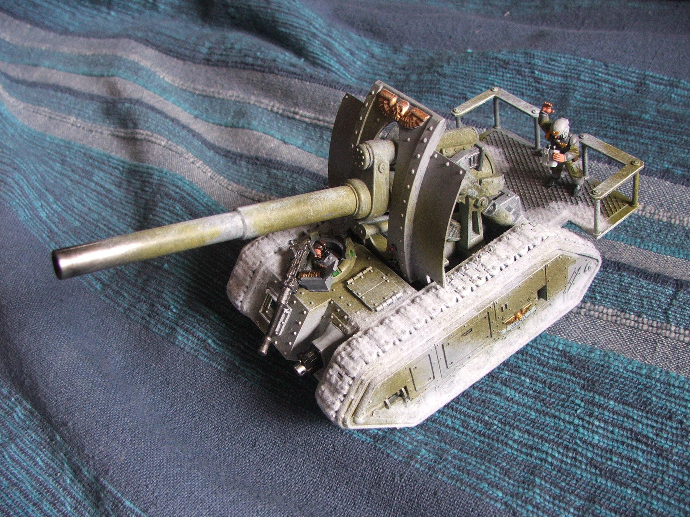 Basilisk, Cadians, Imperial Guard, Snow Camo