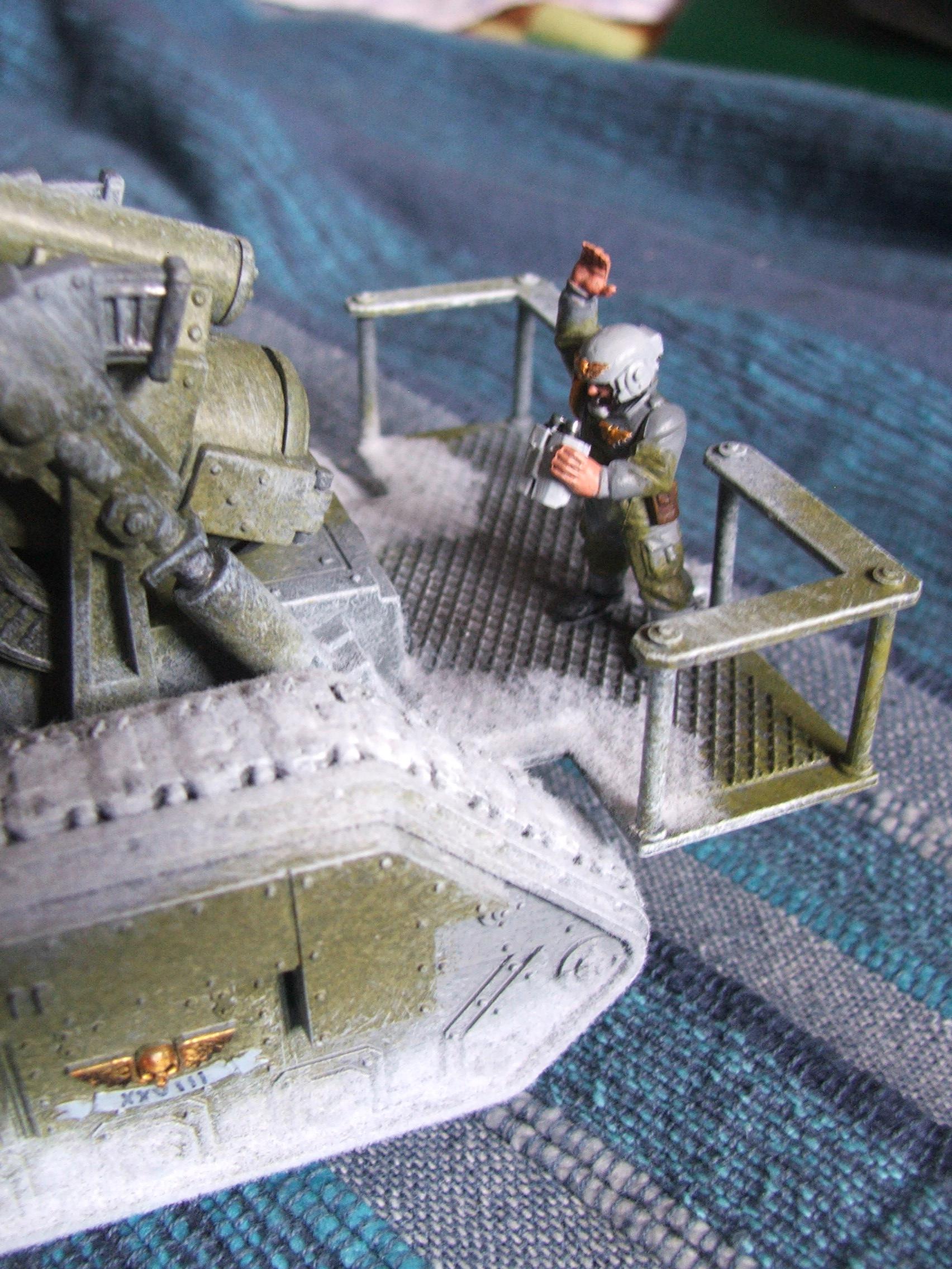 Basilisk, Cadians, Imperial Guard, Observer, Snow Camo