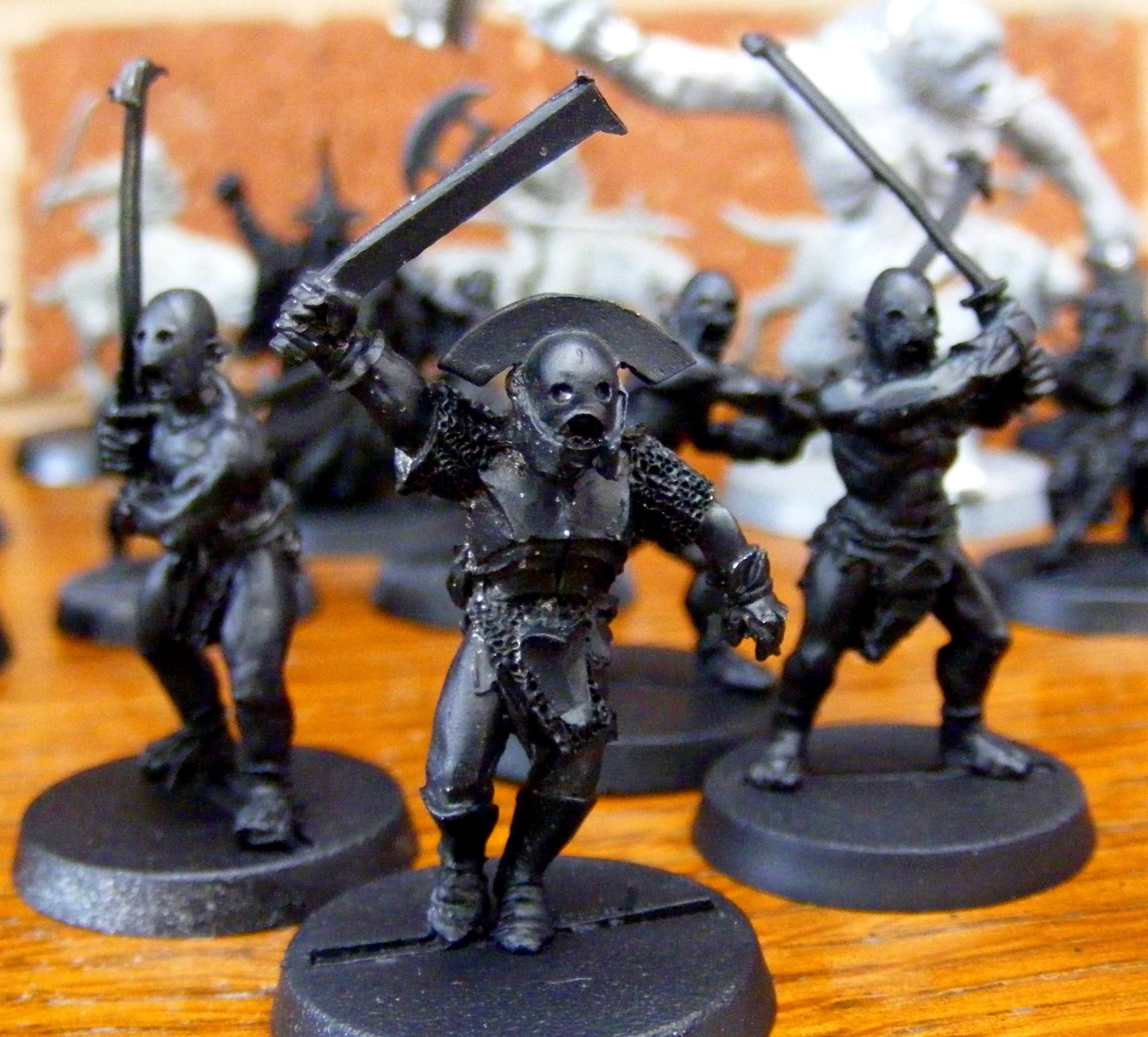 Urak-hai captain and berserkers