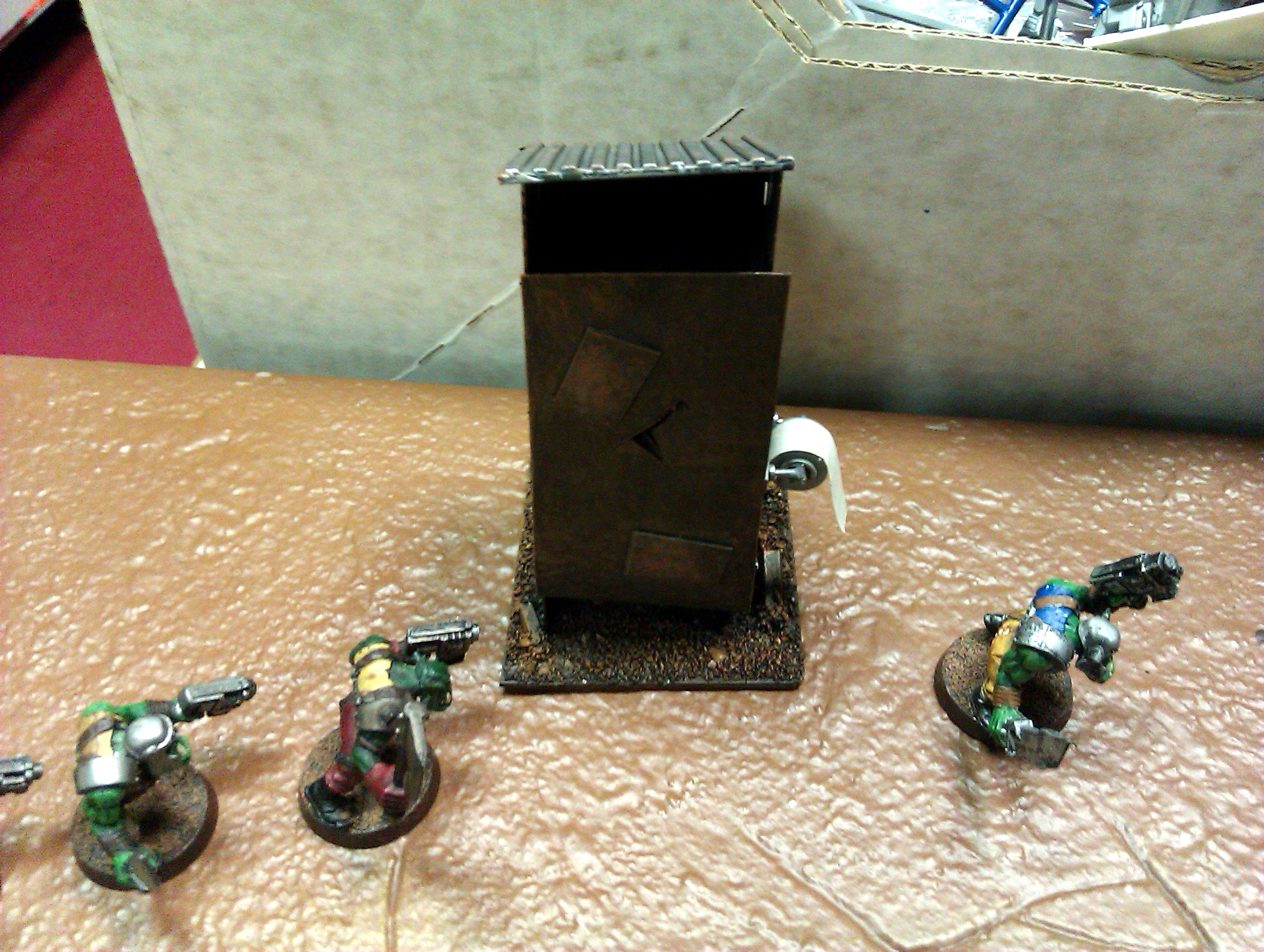 Orks, Outhouse, Terrain, Toilet