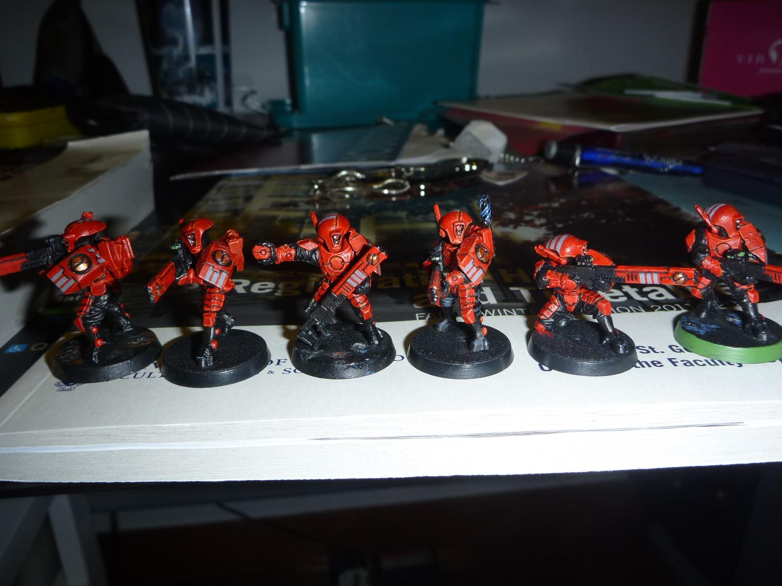 Fire, Red, Tau, Warriors