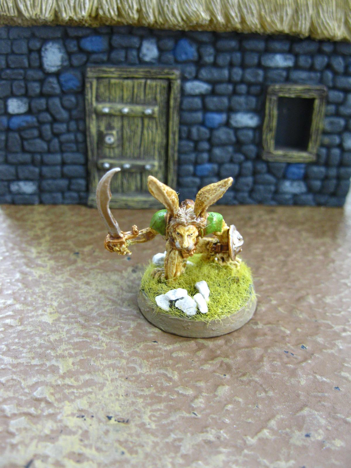 Animal, Dipped, Rabbit, Ral Partha, Song Of Blades And Heroes, Warband